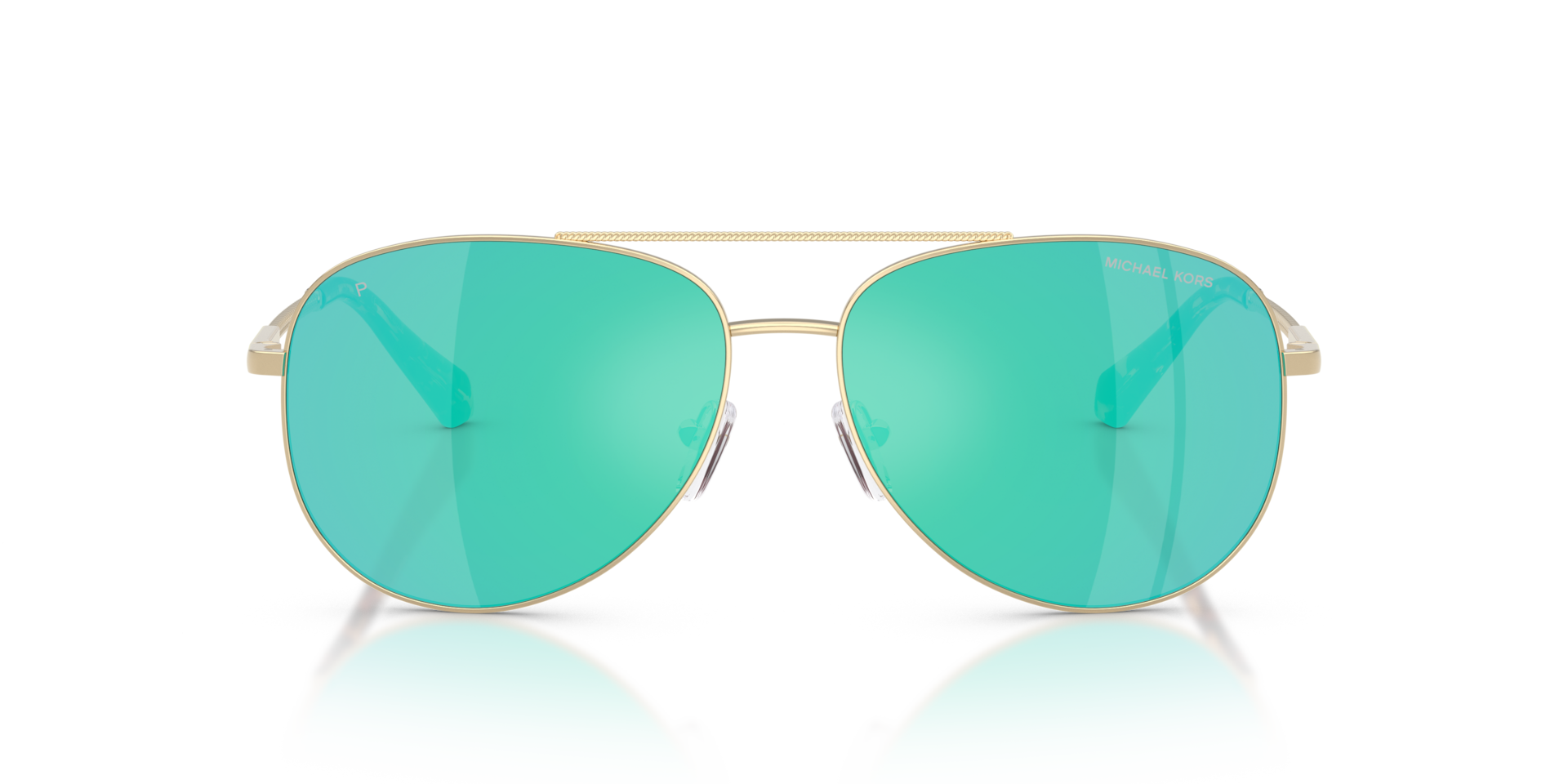 Michael Kors MK1172 PERLEDO Polarized 101425 Women’s Sunglasses Gold Size 58