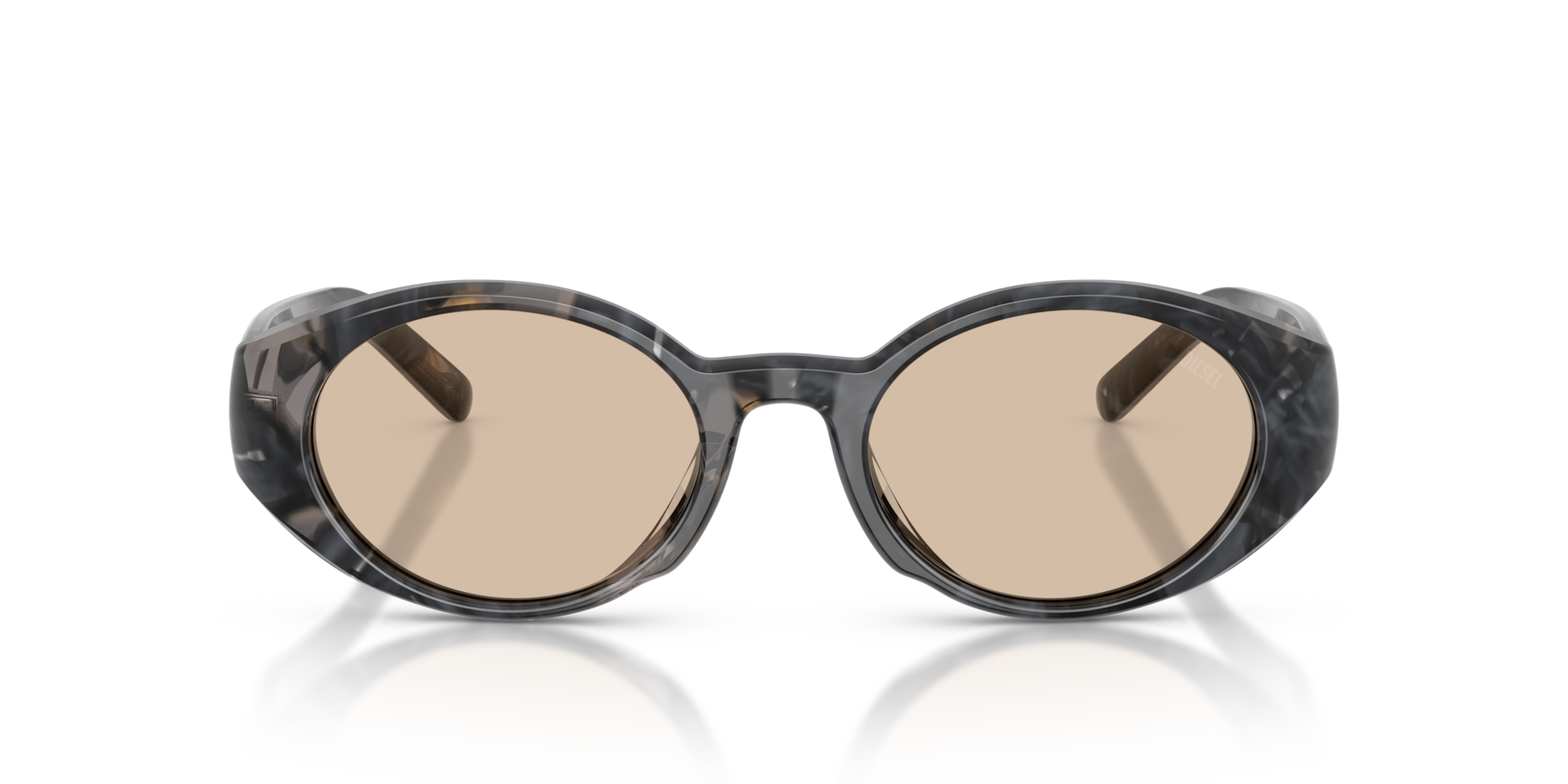 Diesel DL2008U 204193 Men's Sunglasses Tortoiseshell Size 52