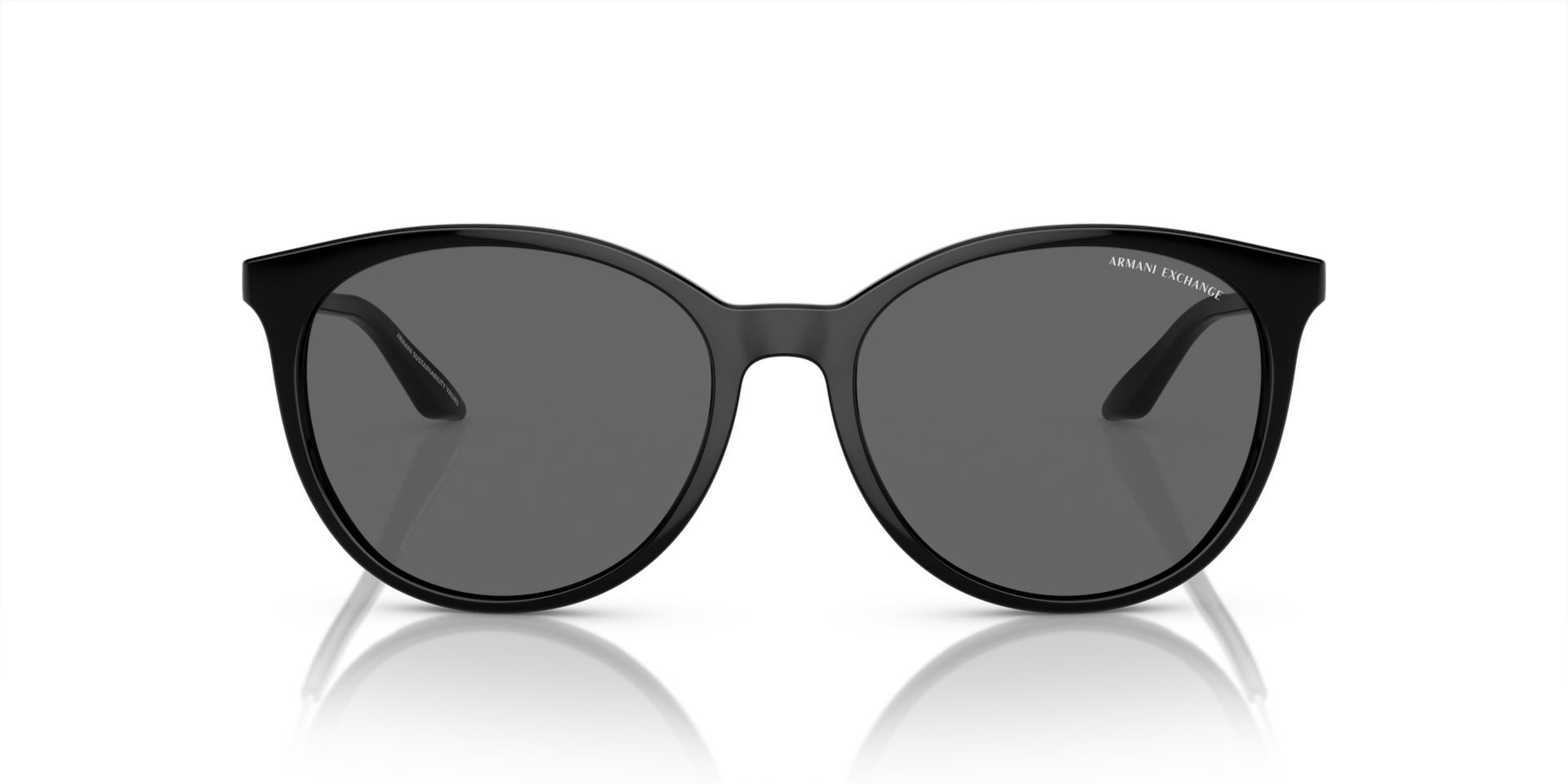 Armani Exchange AX4140SF Asian Fit 815887 Women’s Sunglasses Black Size 56