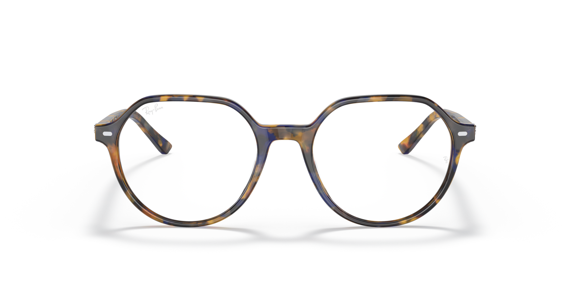 Ray-Ban Thalia Optics Optical Yellow & Blue Havana Frame Clear Lenses Polarized 51-18