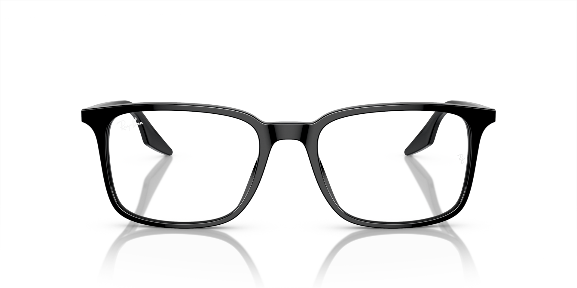 Ray-Ban Rb5421 Optics Optical Black Frame Clear Lenses Polarized 55-19