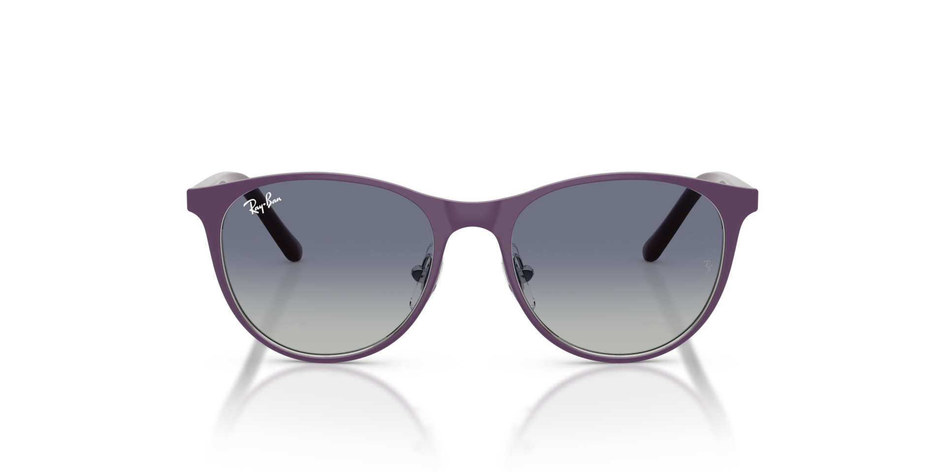 Ray-Ban Rb9552s Kids Sunglasses Violet Frame Grey Lenses 47-16