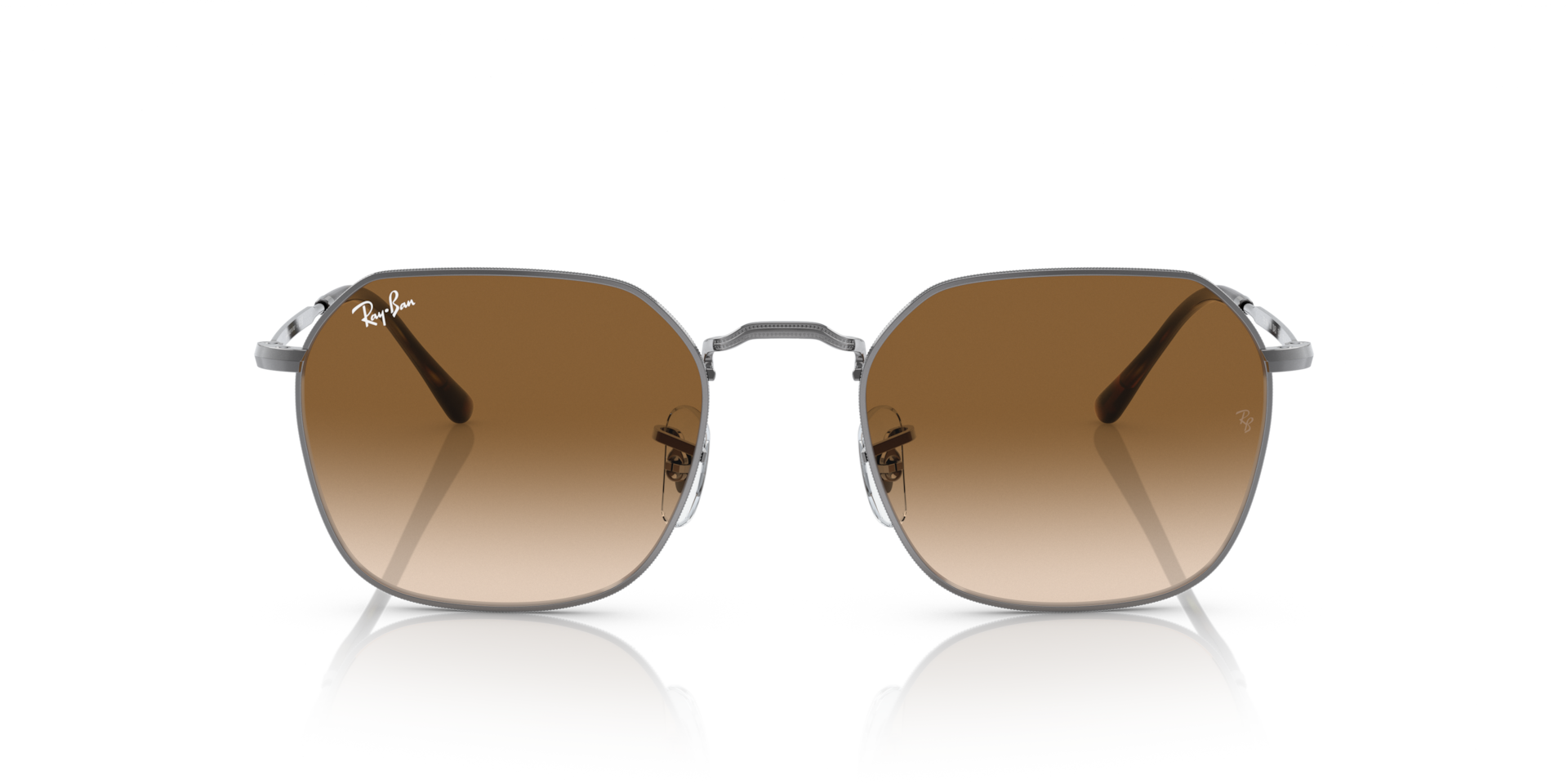 Ray-Ban Jim Sunglasses Gunmetal Frame Brown Lenses 55-20