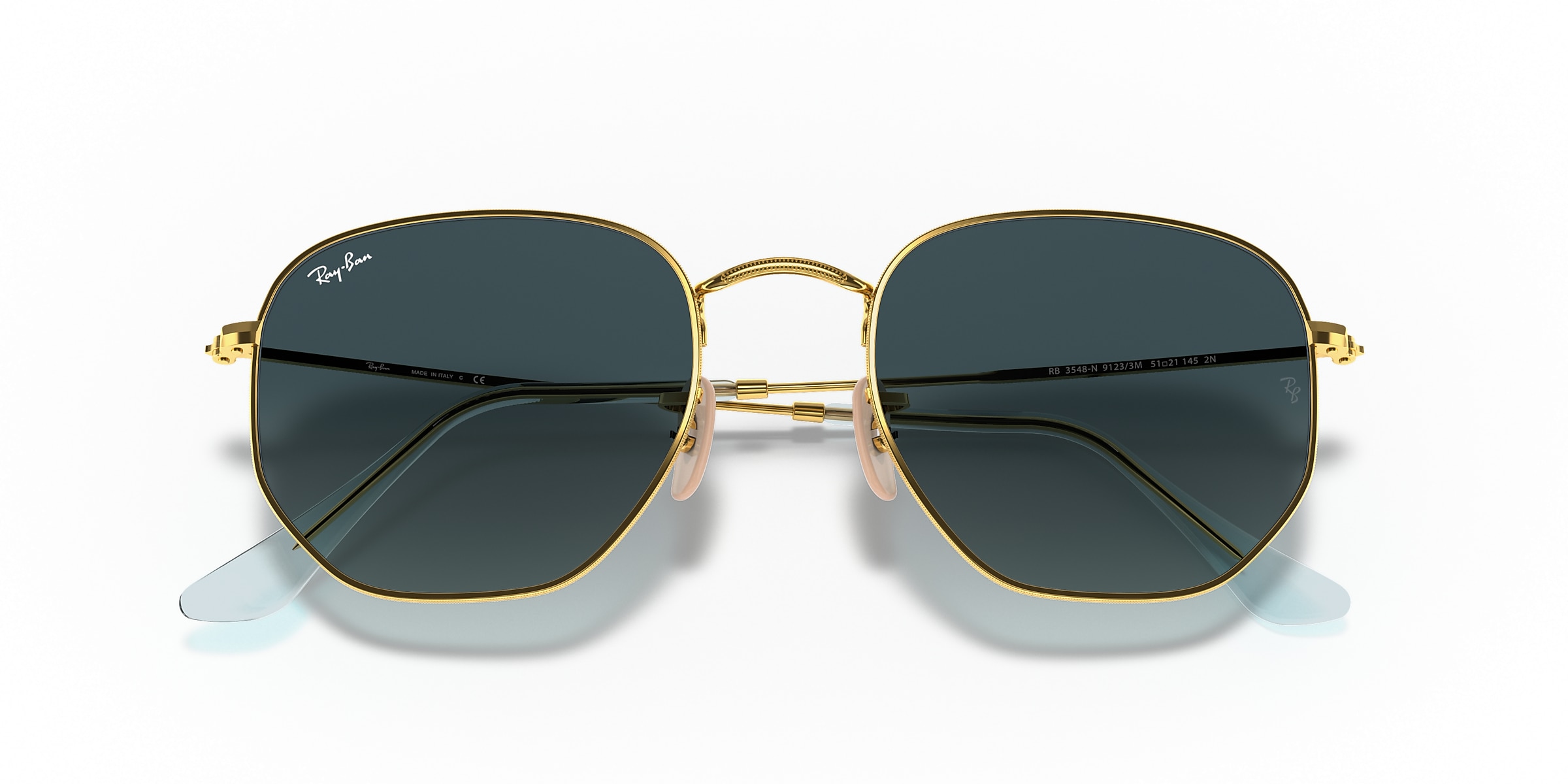 Ray-Ban Sunglasses RB3548N HEXAGONAL FLAT LENSES