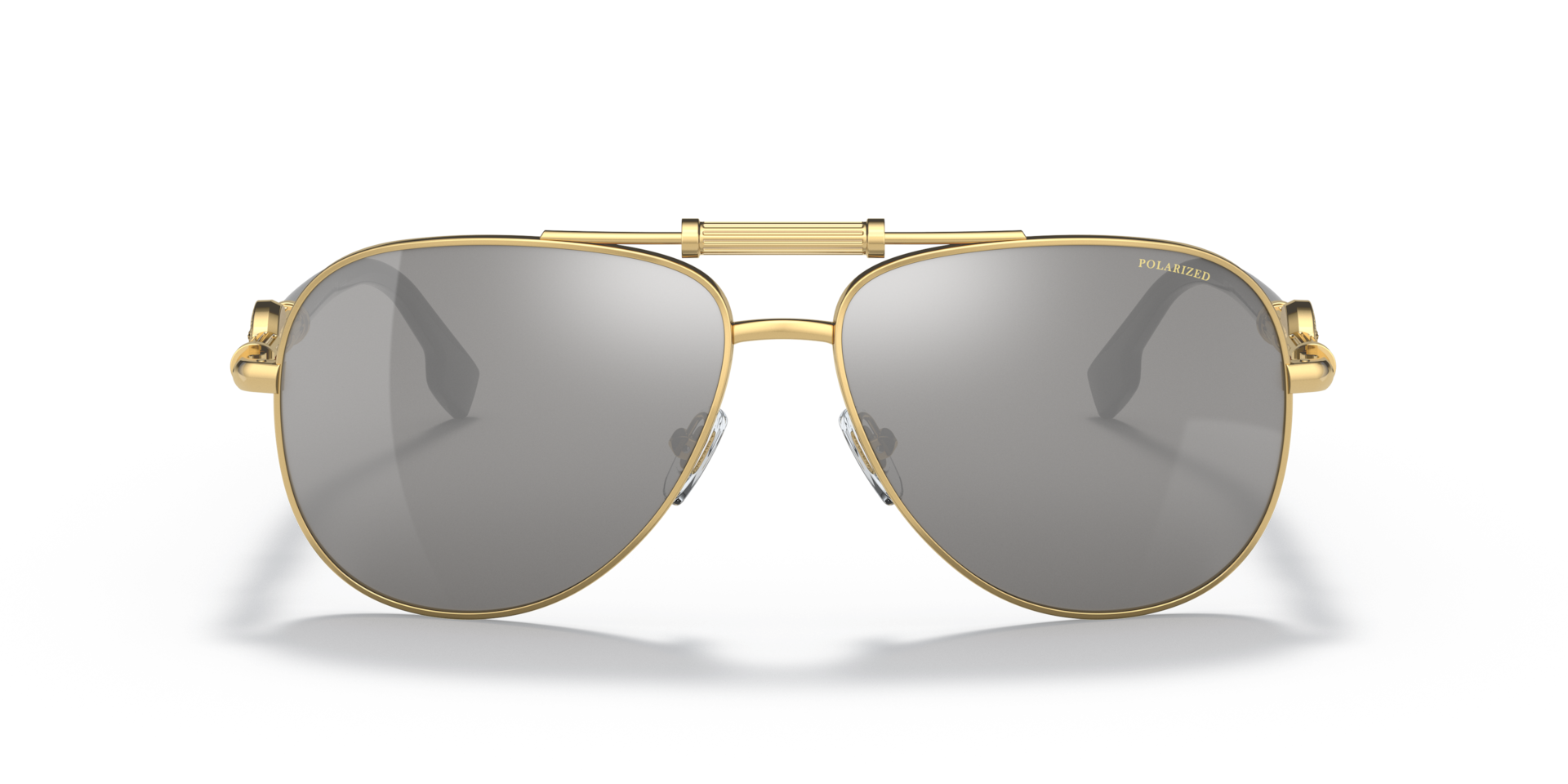 Versace VE2236 Polarized 1002Z3 Men's Sunglasses Gold Size 59