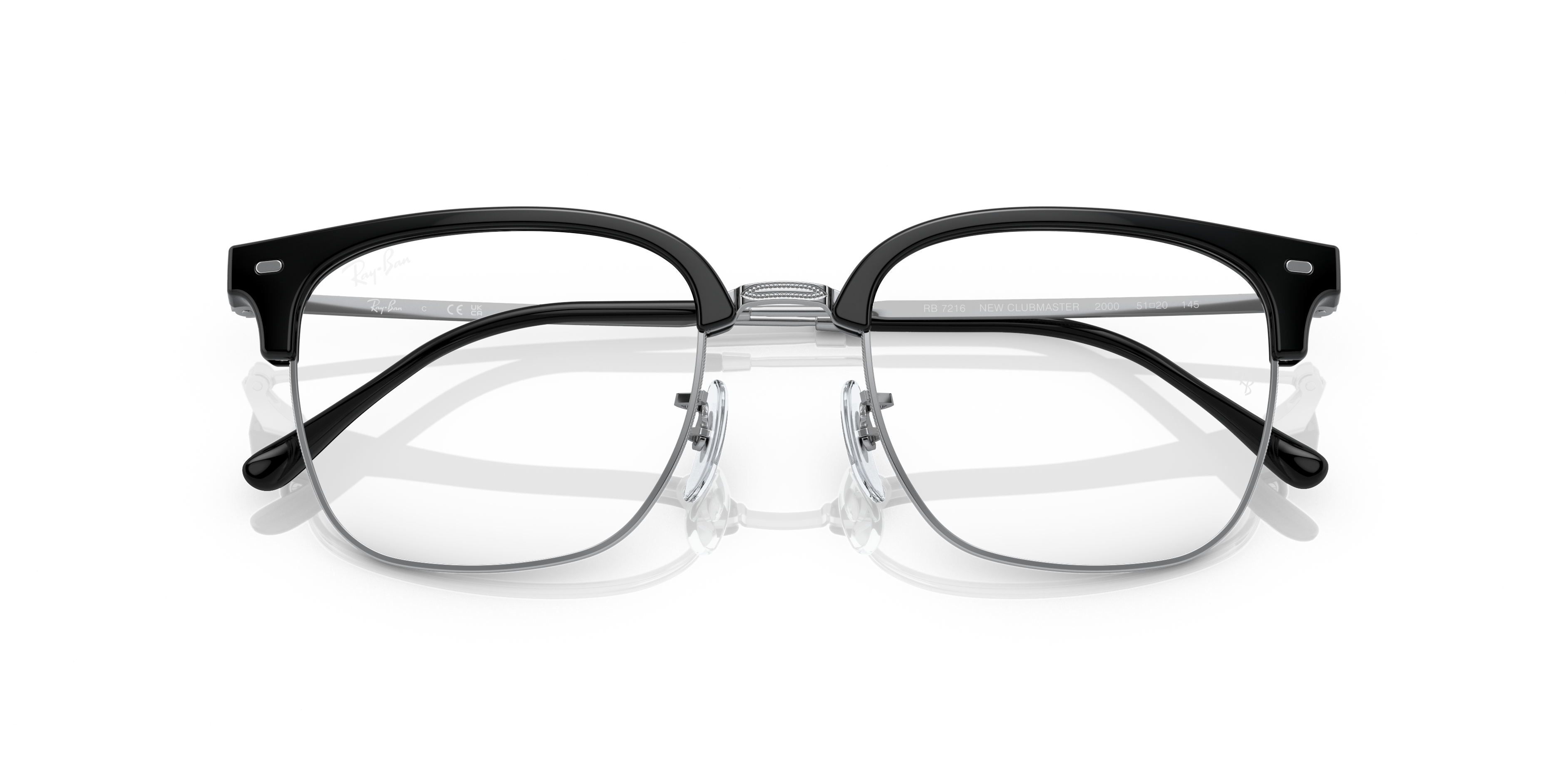 Ray-Ban RB7216 NEW CLUBMASTER OPTICS Glasses | Clearly