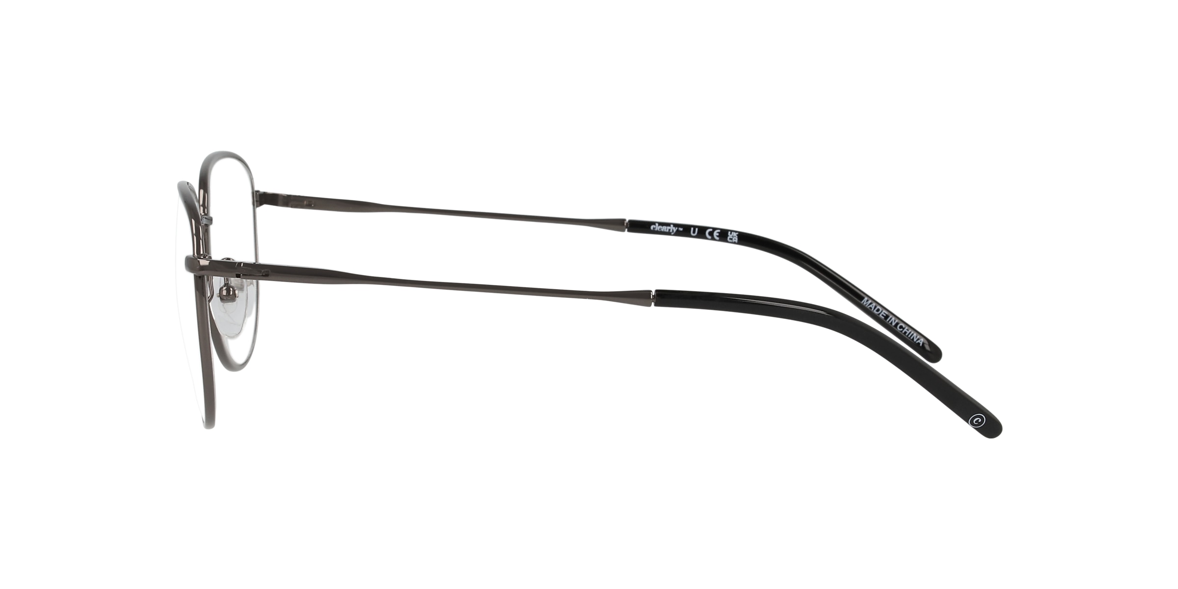 Clearly Glasses GREEN STEEL