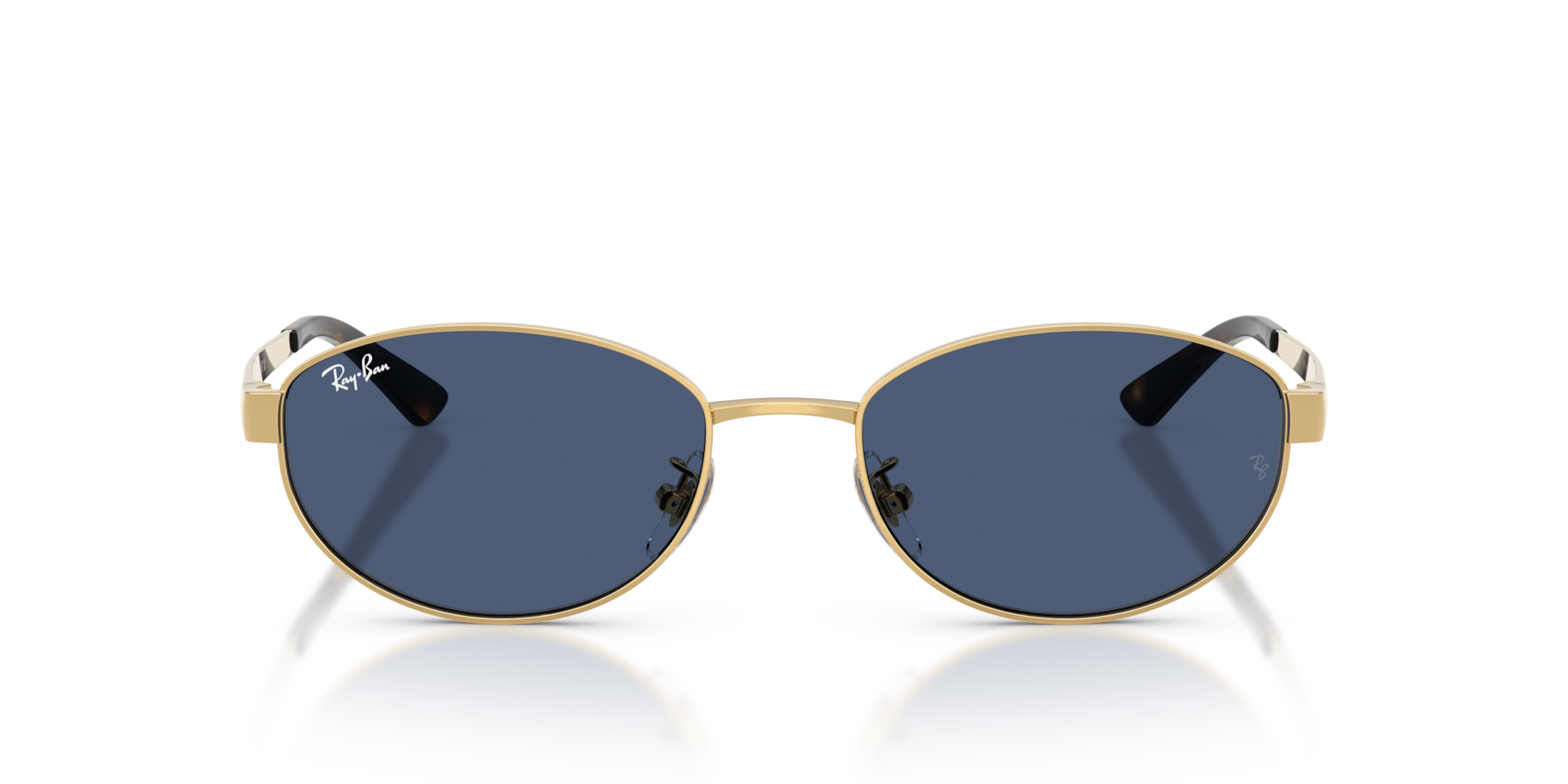 Ray-Ban RB3774D Asian Fit 001/80 Men's Sunglasses Gold Size 55
