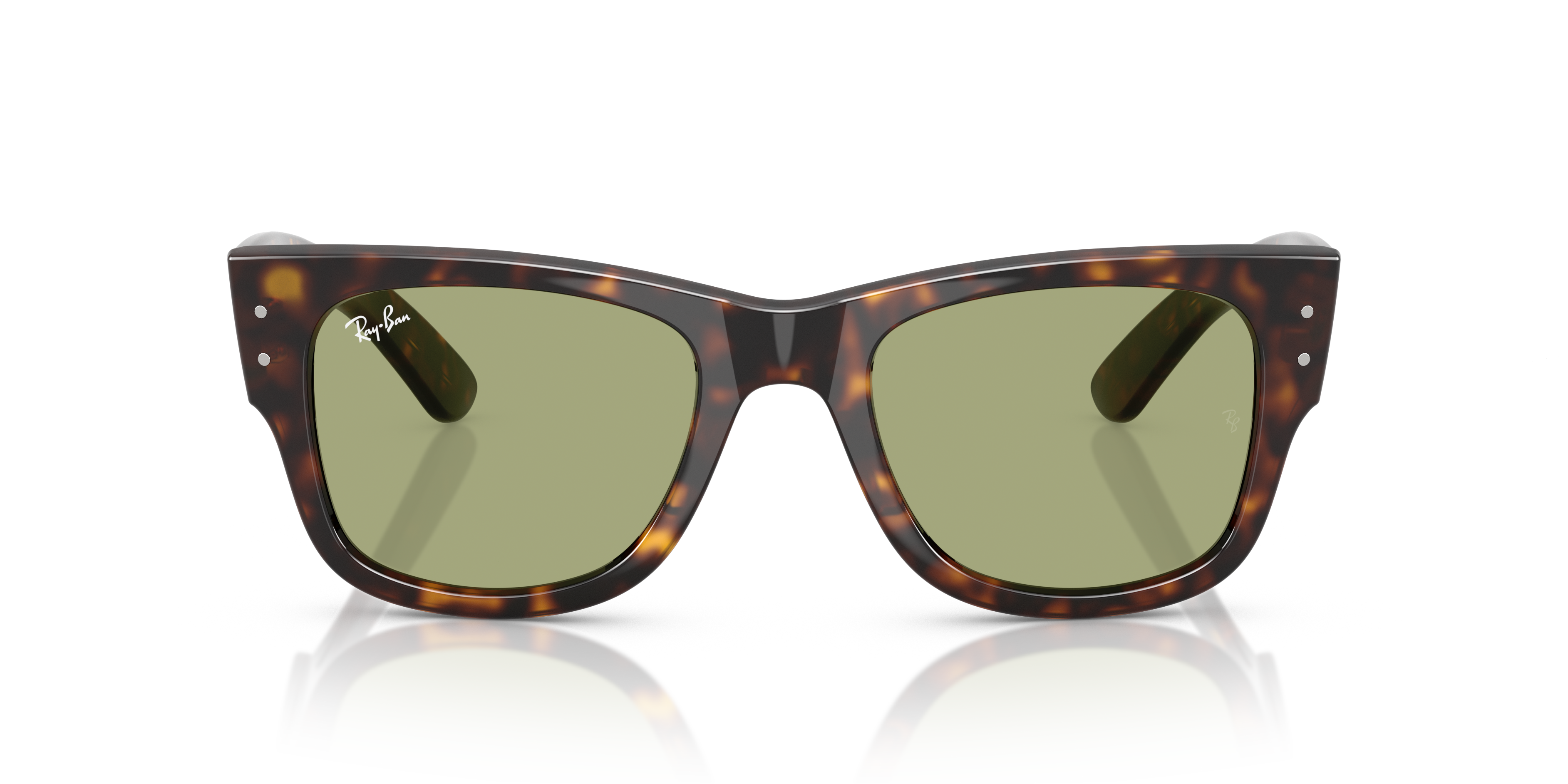Ray-Ban RB0840S MEGA WAYFARER SUMMER CAPSULE Sunglasses | Clearly