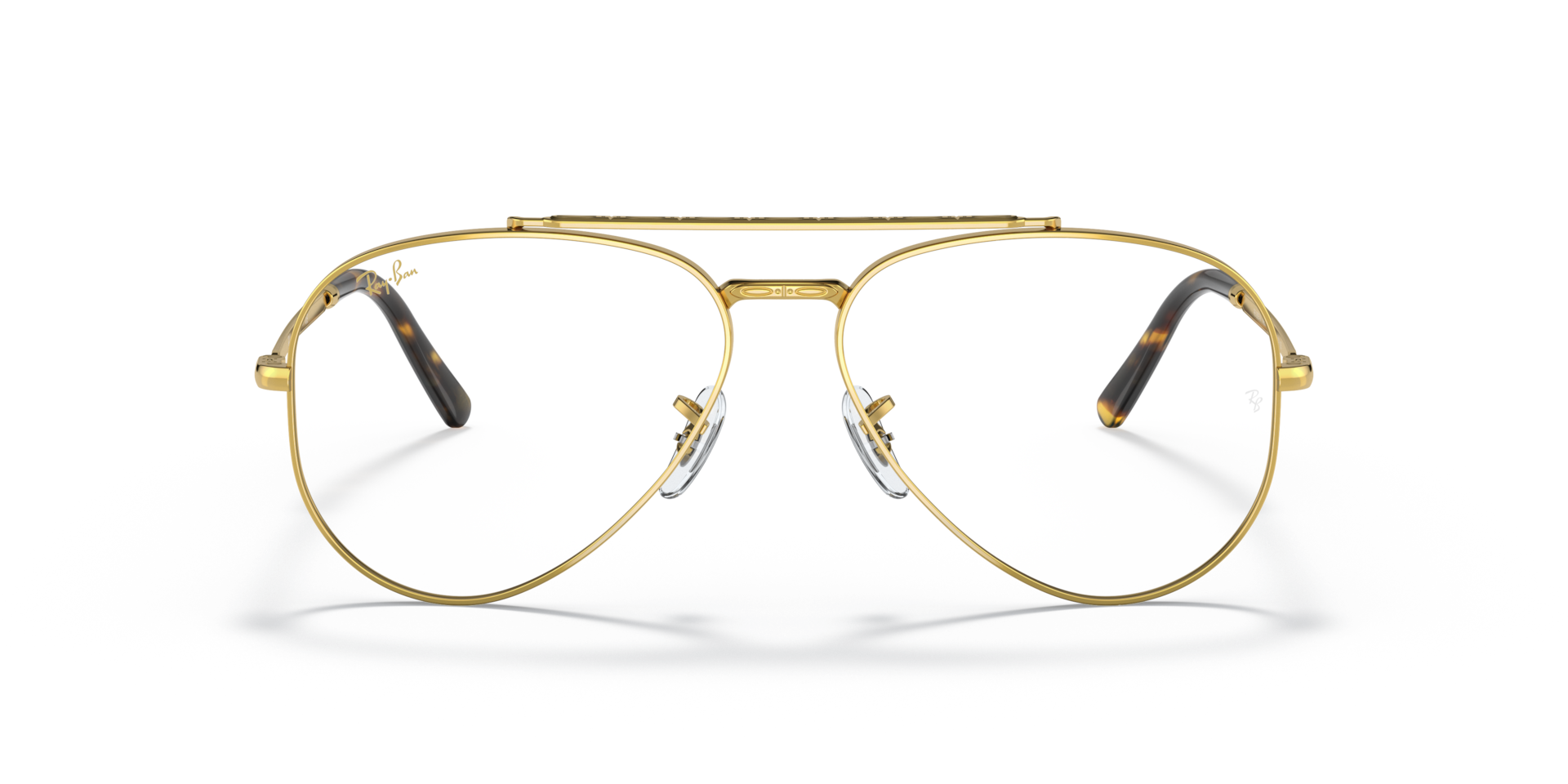 Ray-Ban RX3625V Men's Glasses, Gold, Size 55