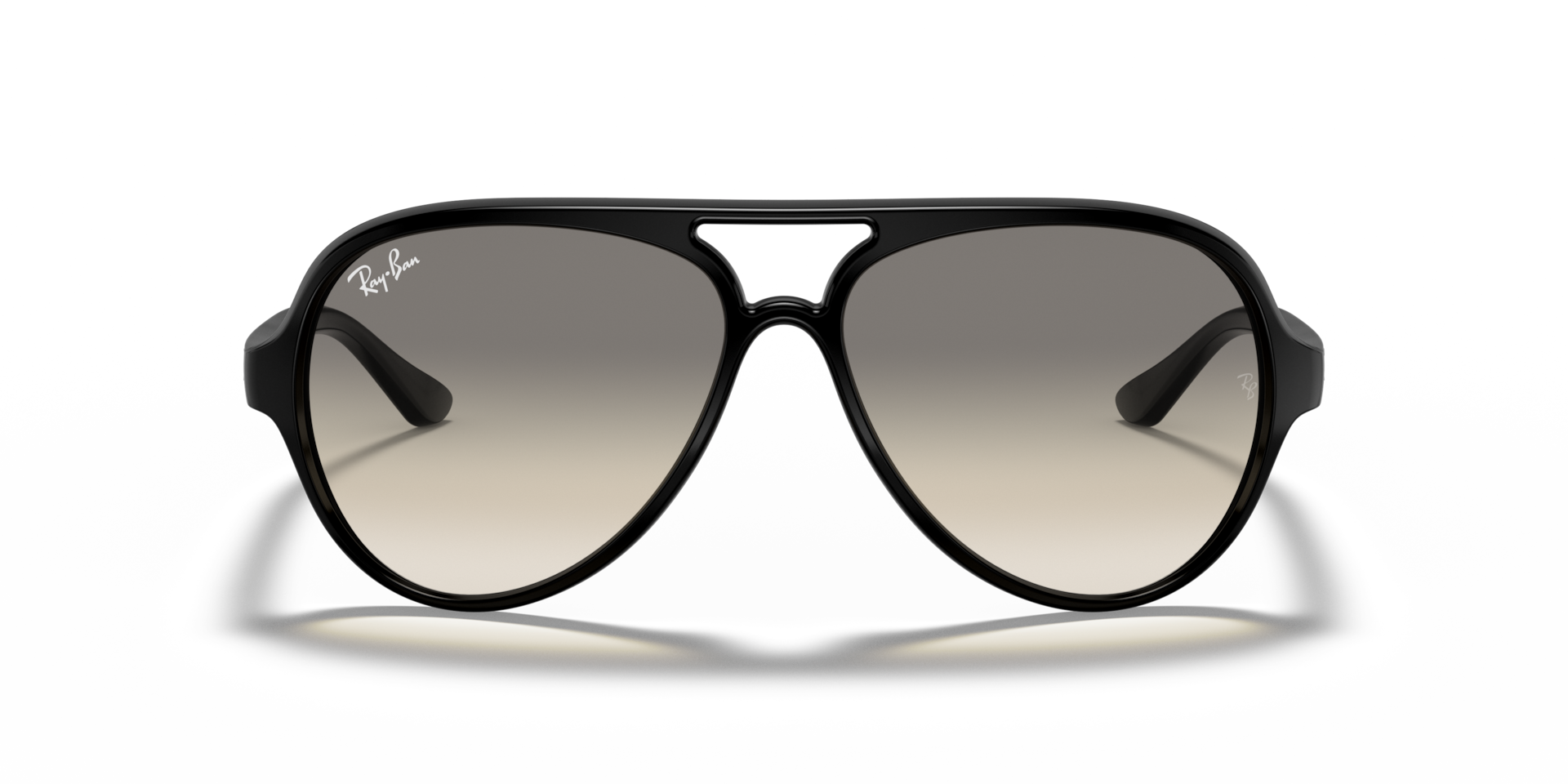 Ray-Ban Cats 5000 Classic Sunglasses Black Frame Grey Lenses 59-13