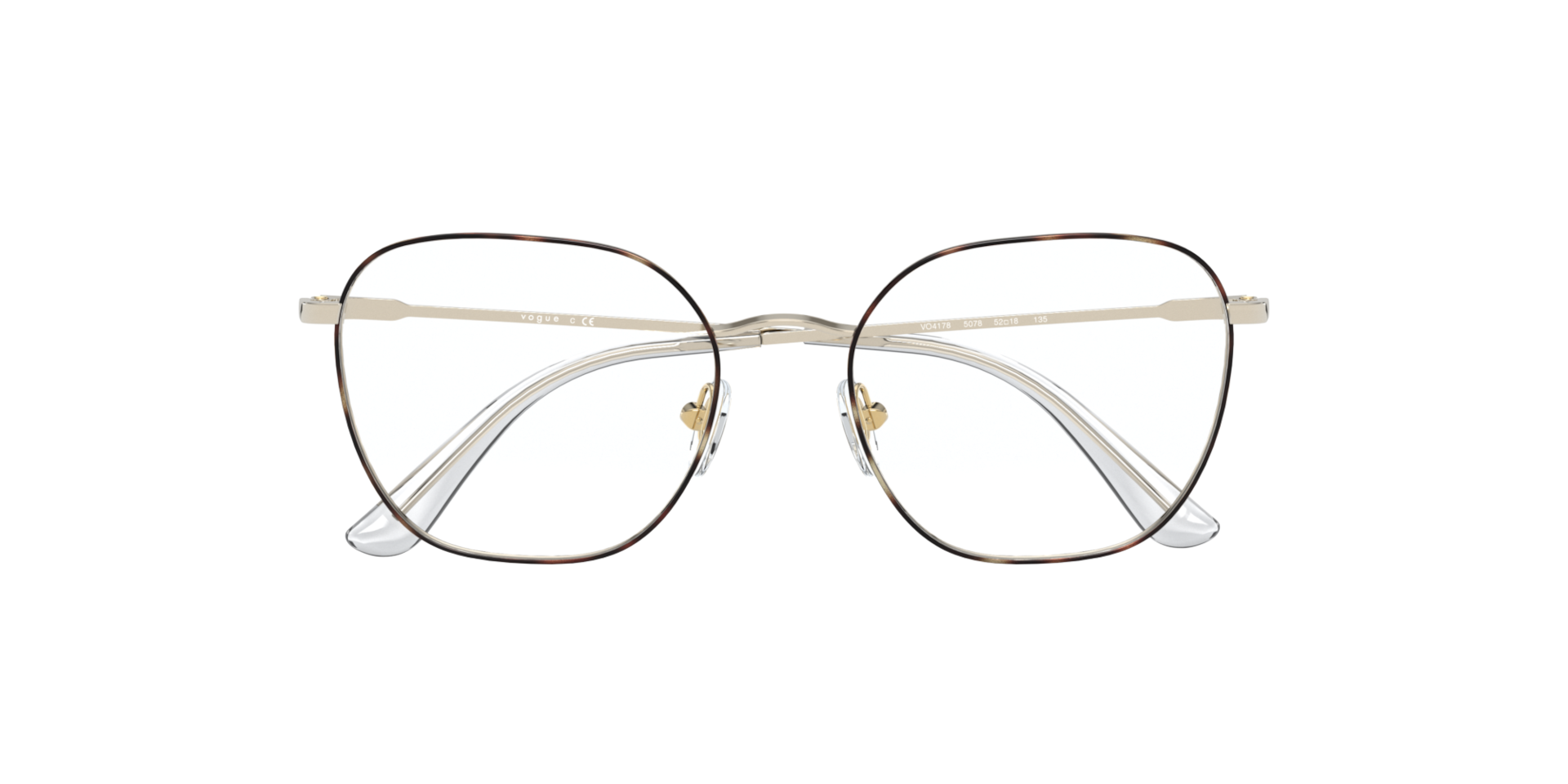Vogue Eyewear VO4178 Women's Glasses, Tortoiseshell, Size 50