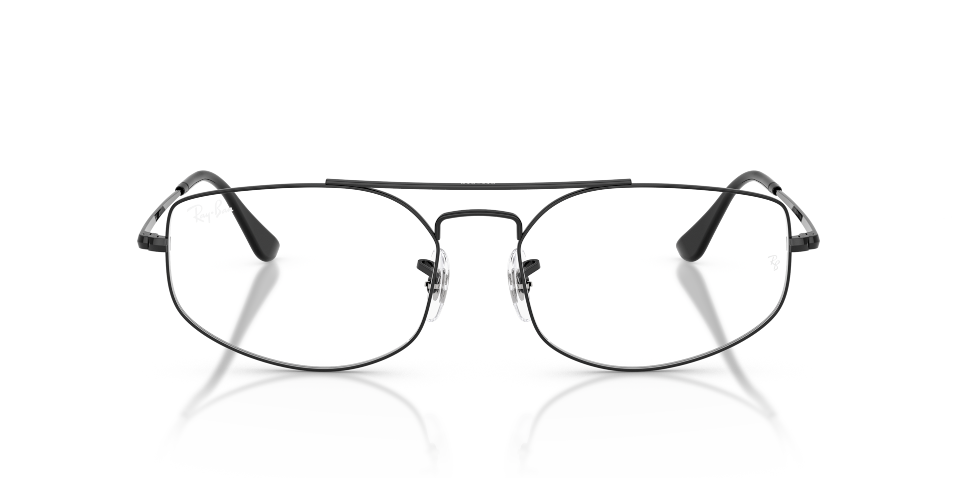 Ray-Ban Explorer V Optics Optical Black Frame Clear Lenses Polarized 56-17