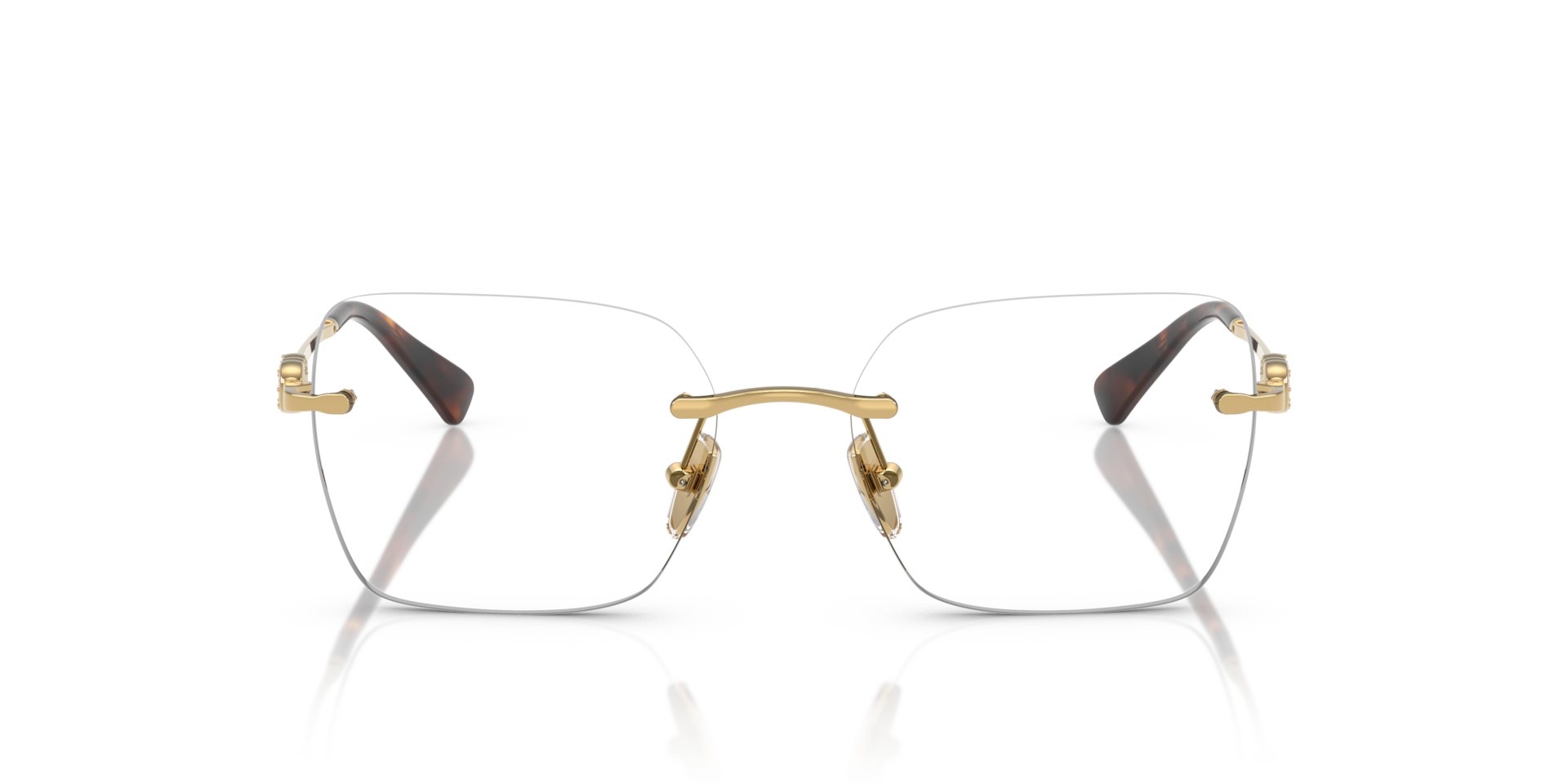 Vogue Eyewear VO4320B Women's Glasses, Gold, Size 53