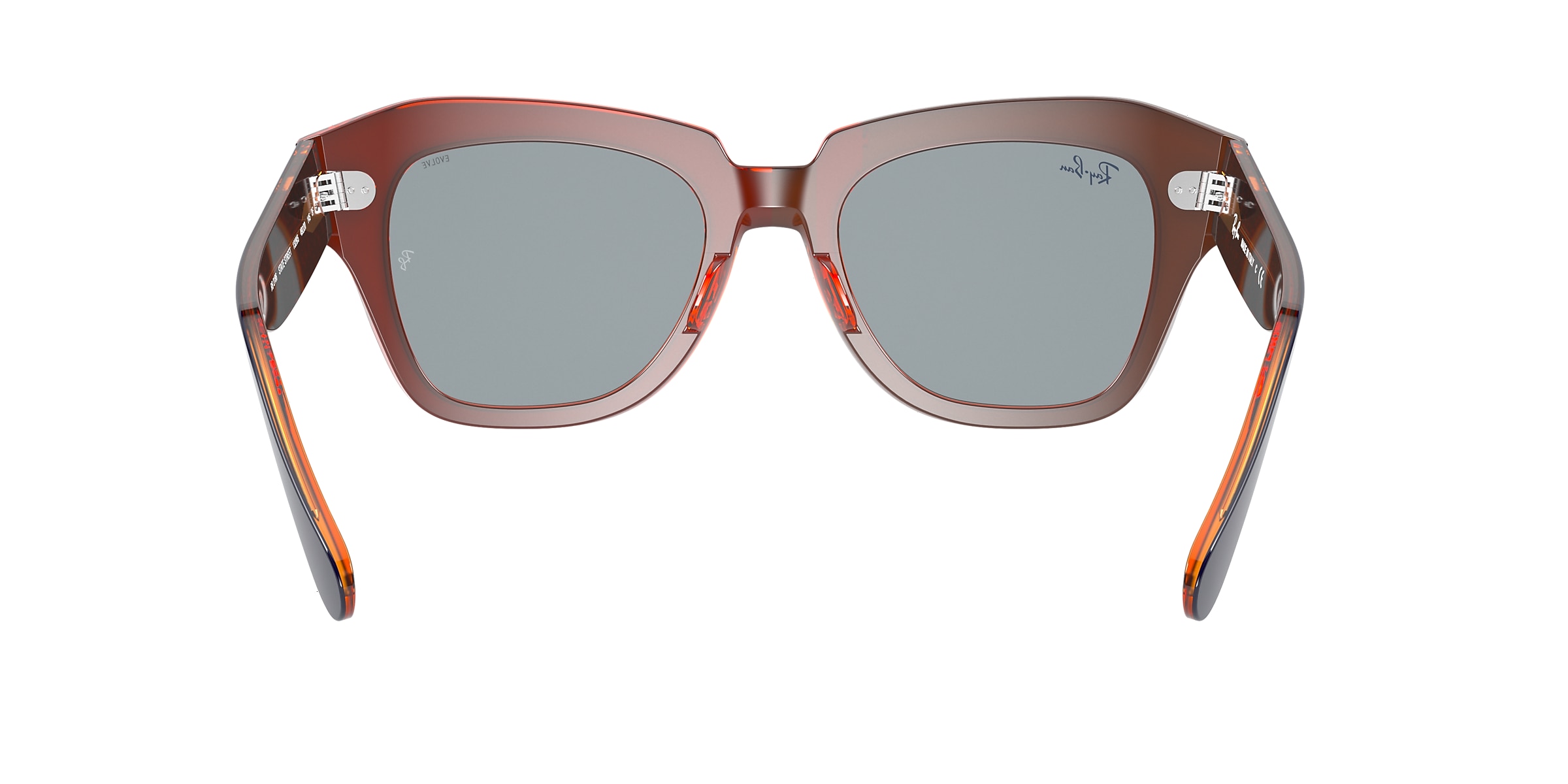 Ray-Ban Sunglasses RB2186 STATE STREET ORANGE FLUO