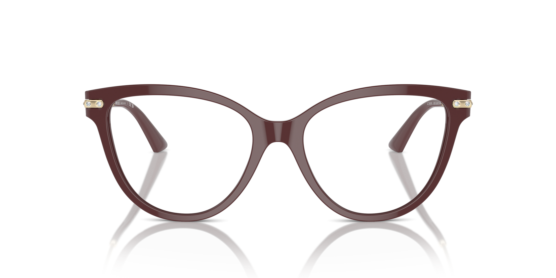 Jimmy Choo JC3001B Women's Glasses, Burgundy, Size 54