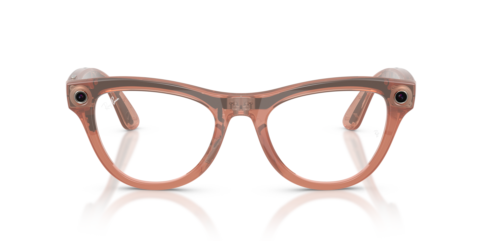 Ray-Ban Meta RW4014 Skyler Men's Glasses, Orange, Size 52