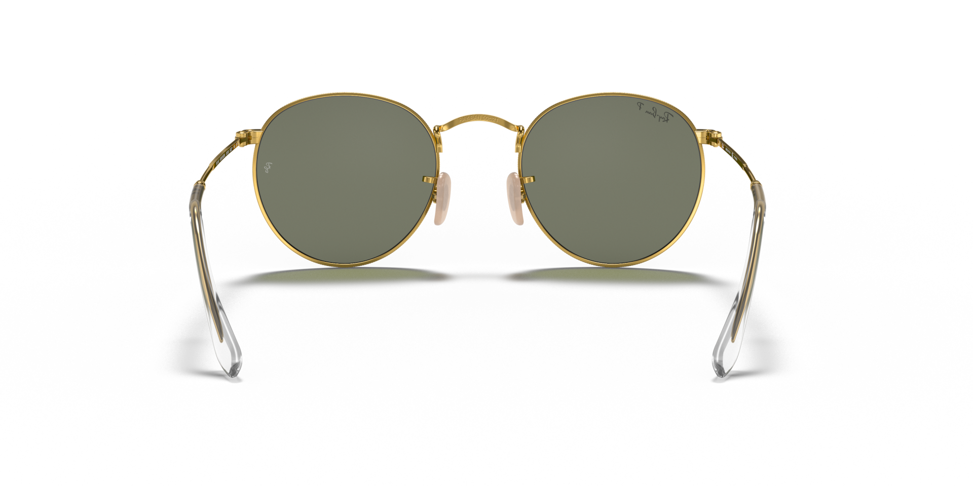 Ray-Ban RB3447 ROUND METAL Sunglasses | Clearly