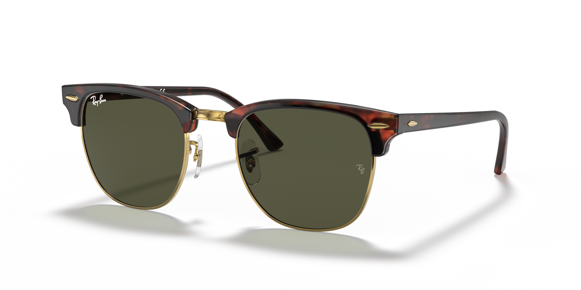 Ray-Ban RB3016 CLUB MASTER サングラス Ray-Ban RB3016 CLUBMASTER CLASSIC Sunglasses | Clearly