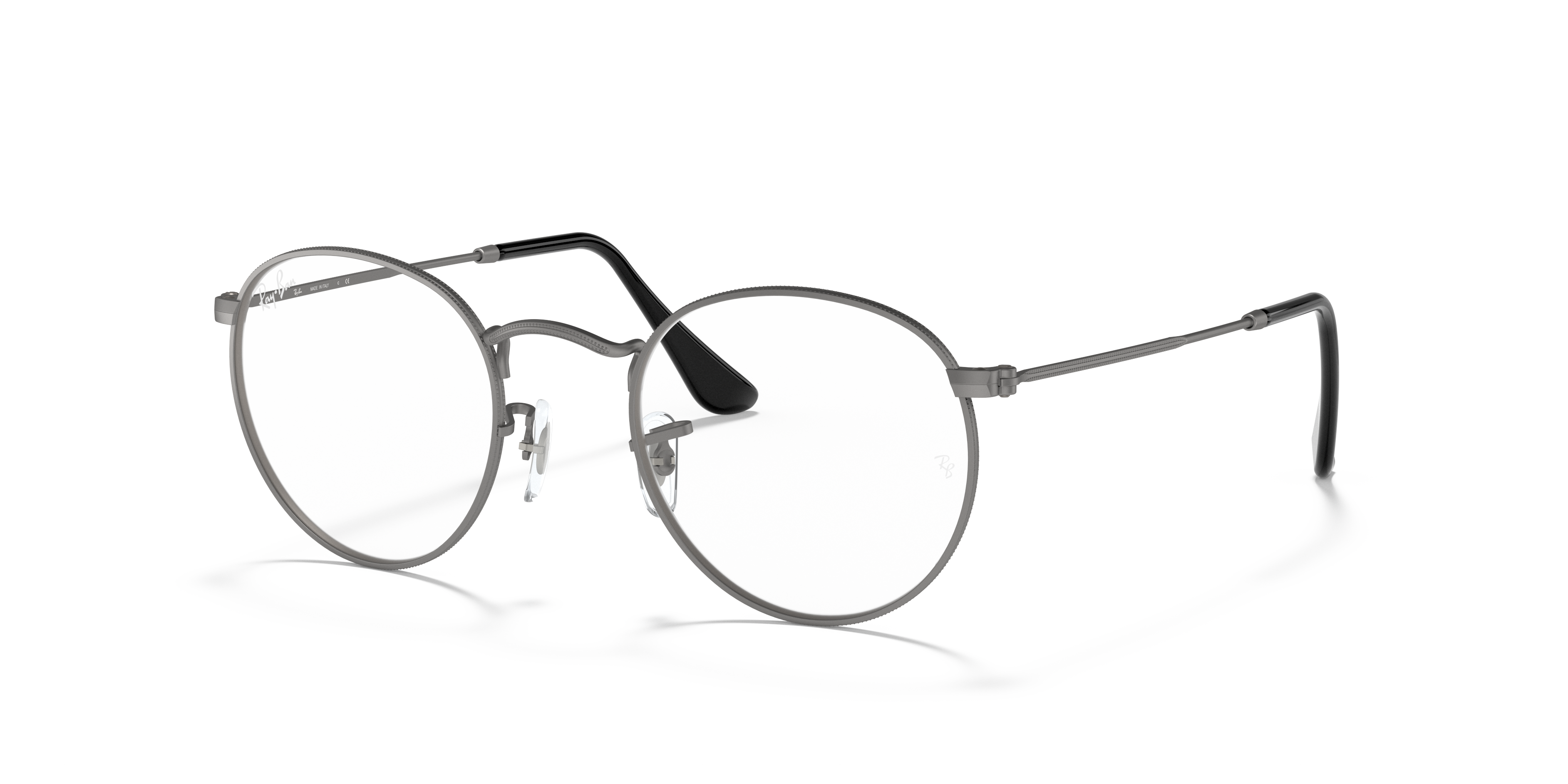 値下げ！【美品】RayBan RB2547-VF 老眼鏡 レンズ付 メガネ Ray-Ban RB3447V ROUND METAL OPTICS Glasses | Clearly