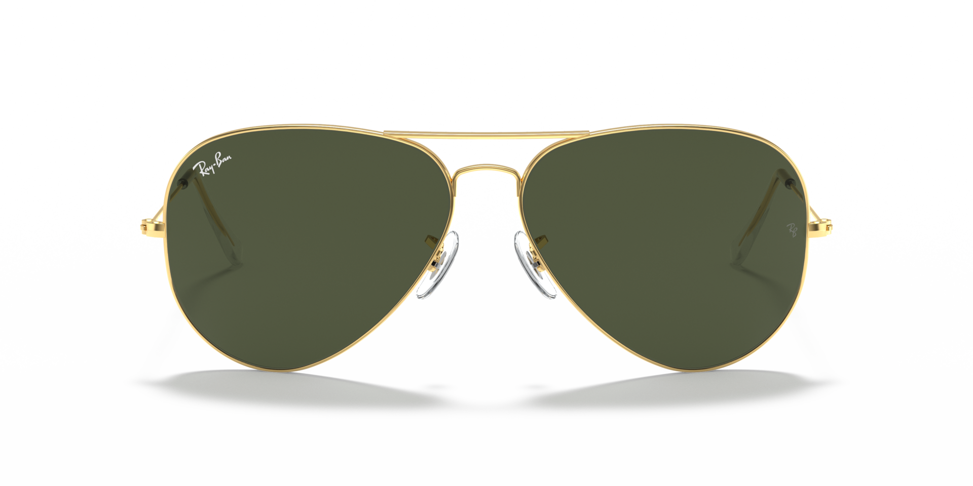 Ray-Ban RB3026 AVIATOR LARGE METAL II Sunglasses | Clearly