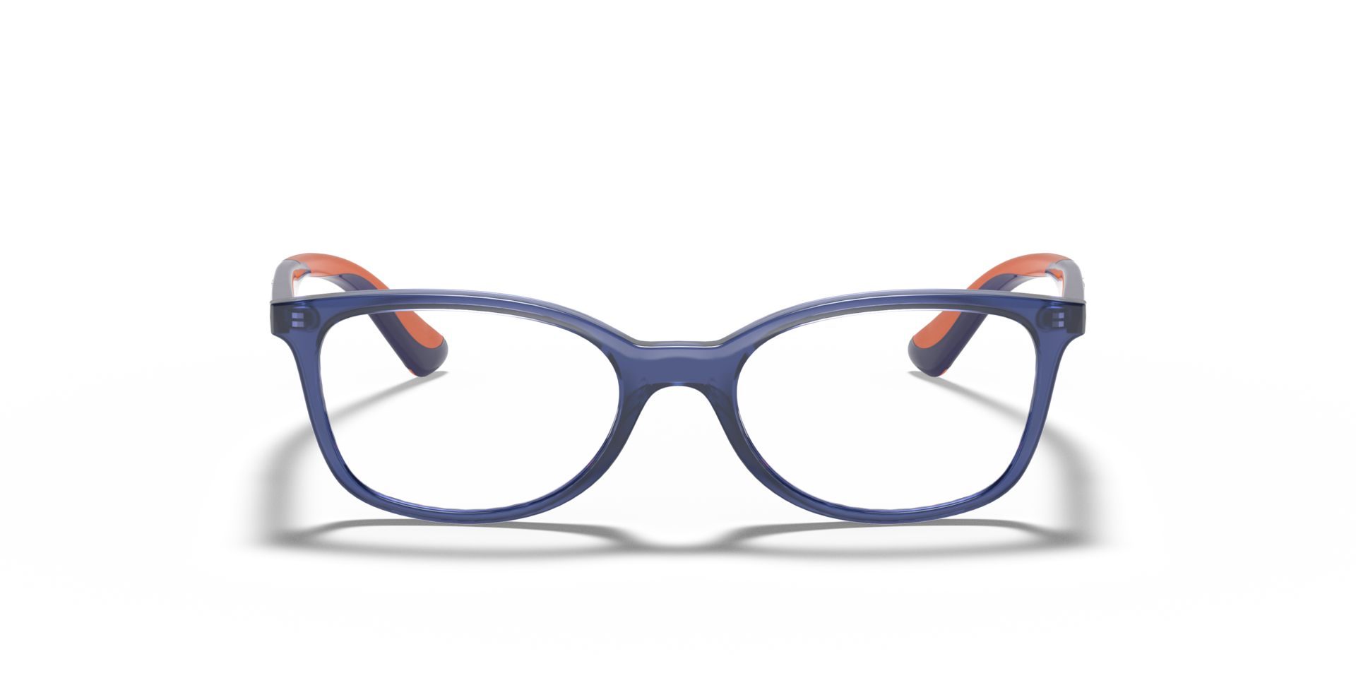 Ray-Ban Rb1586 Optics Kids Optical Blue Frame Clear Lenses Polarized 47-16
