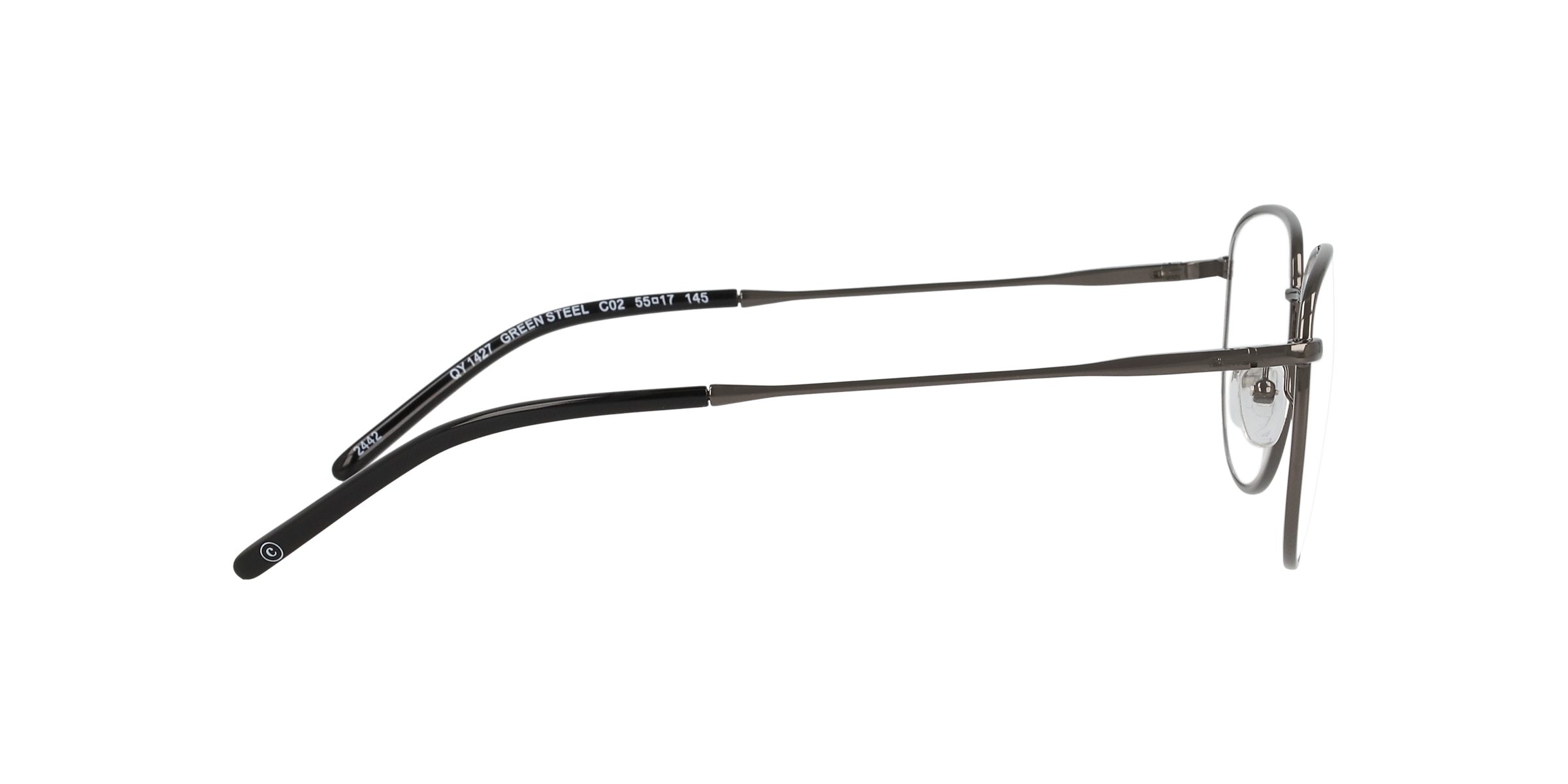 Clearly Glasses GREEN STEEL