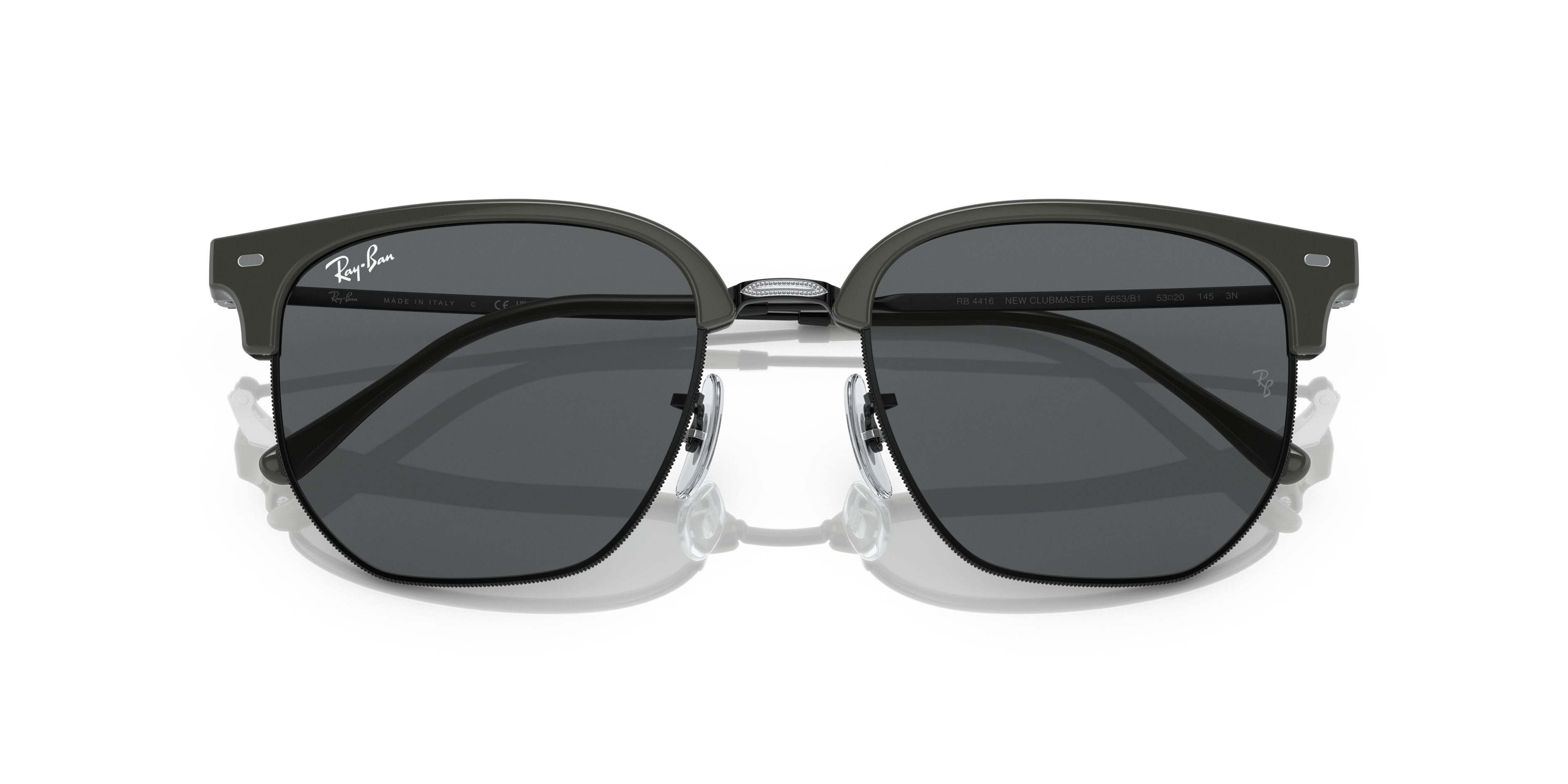 Ray-Ban RB4416 NEW CLUBMASTER Sunglasses | Clearly