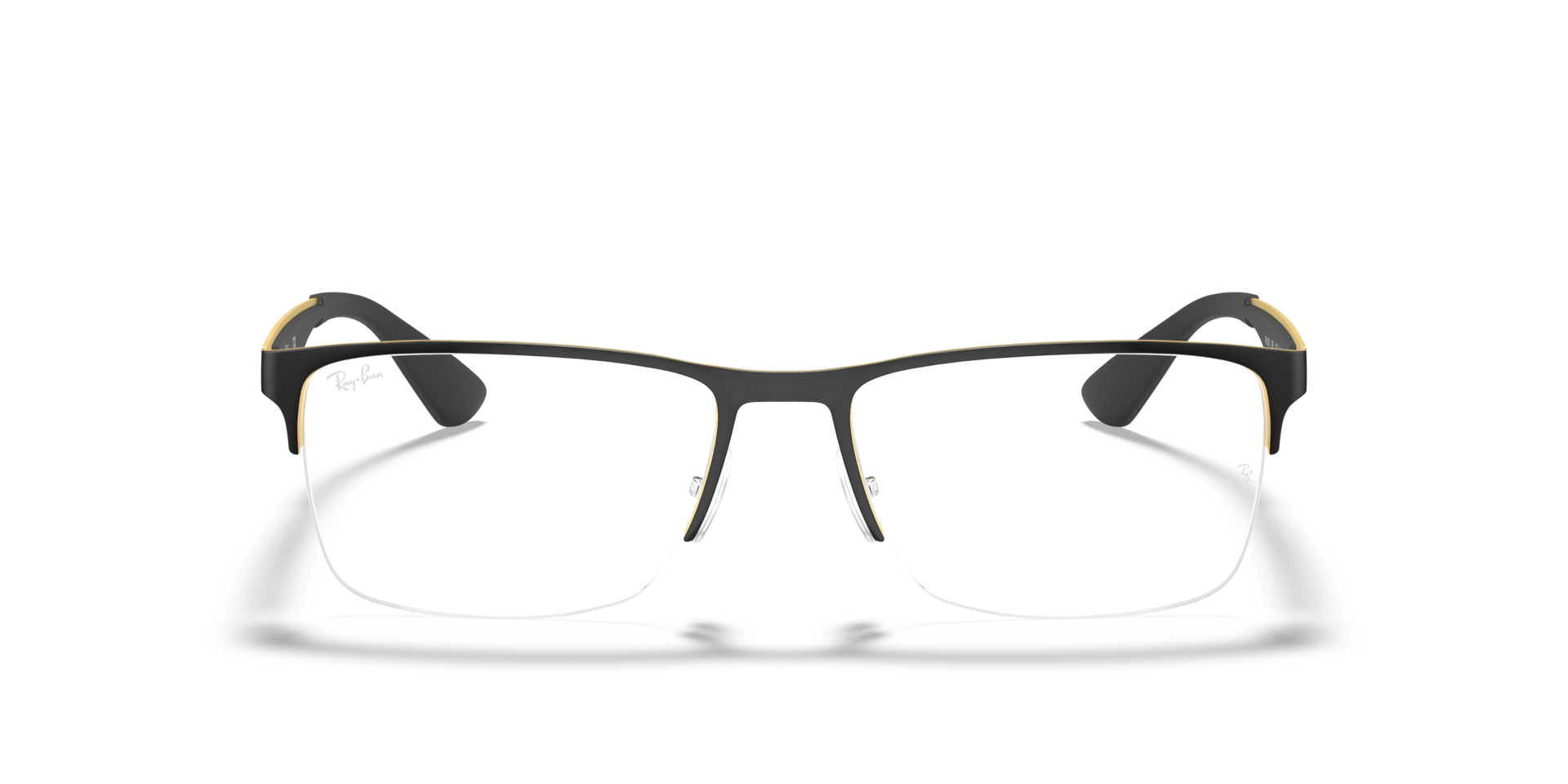Ray-Ban Rb6335 Optics Optical Gold Frame Clear Lenses Polarized 54-17