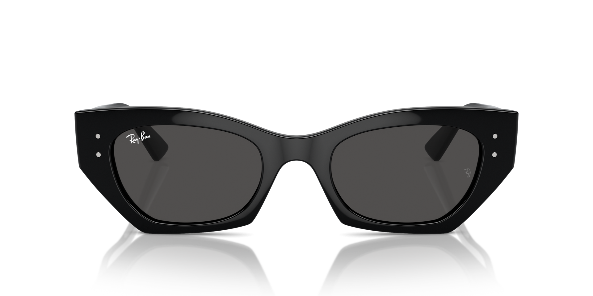 Ray-Ban Zena Bio-based Sunglasses Black Frame Grey Lenses 52-22