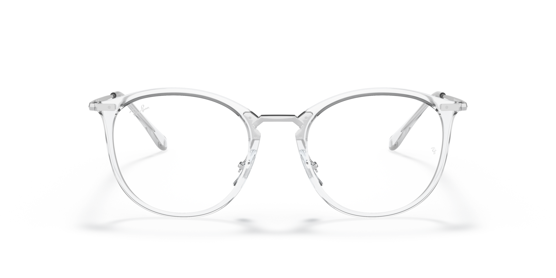 ✨美品✨Ray-Ban RB7140 2001 クリア×シルバー 49サイズ Ray-Ban RB7140 OPTICS Glasses | Clearly