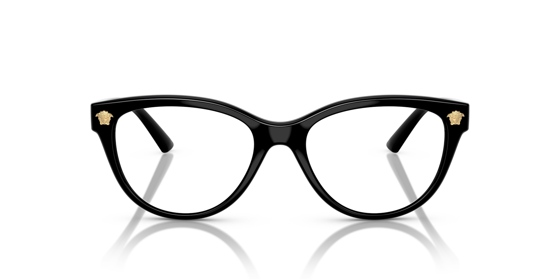 Versace VE3365U Women's Glasses, Black, Size 52