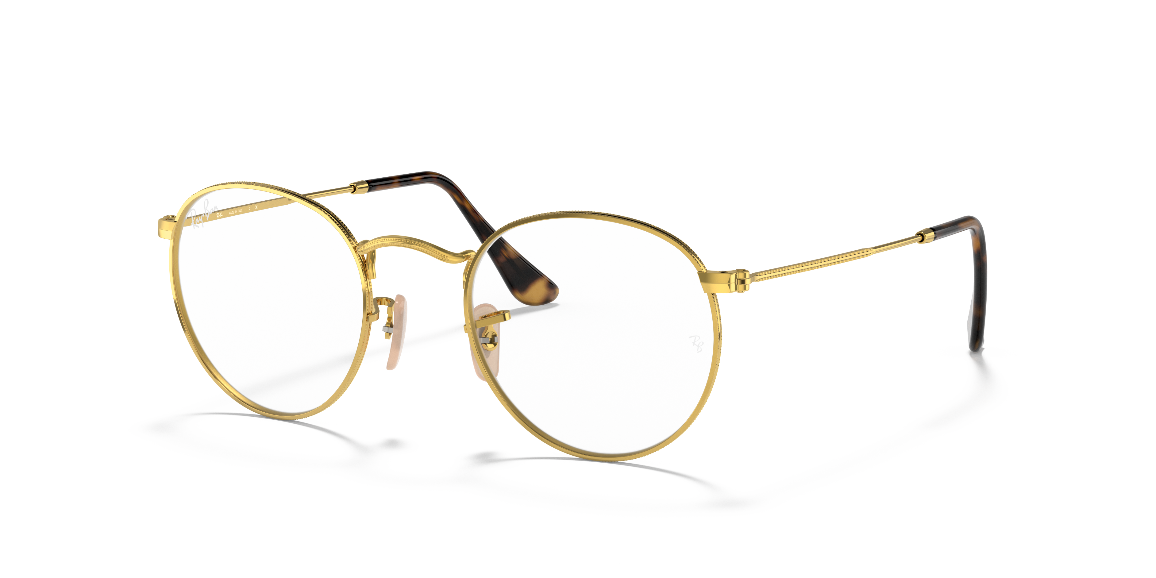 Ray-Ban RB3447V ROUND METAL OPTICS Glasses | Clearly