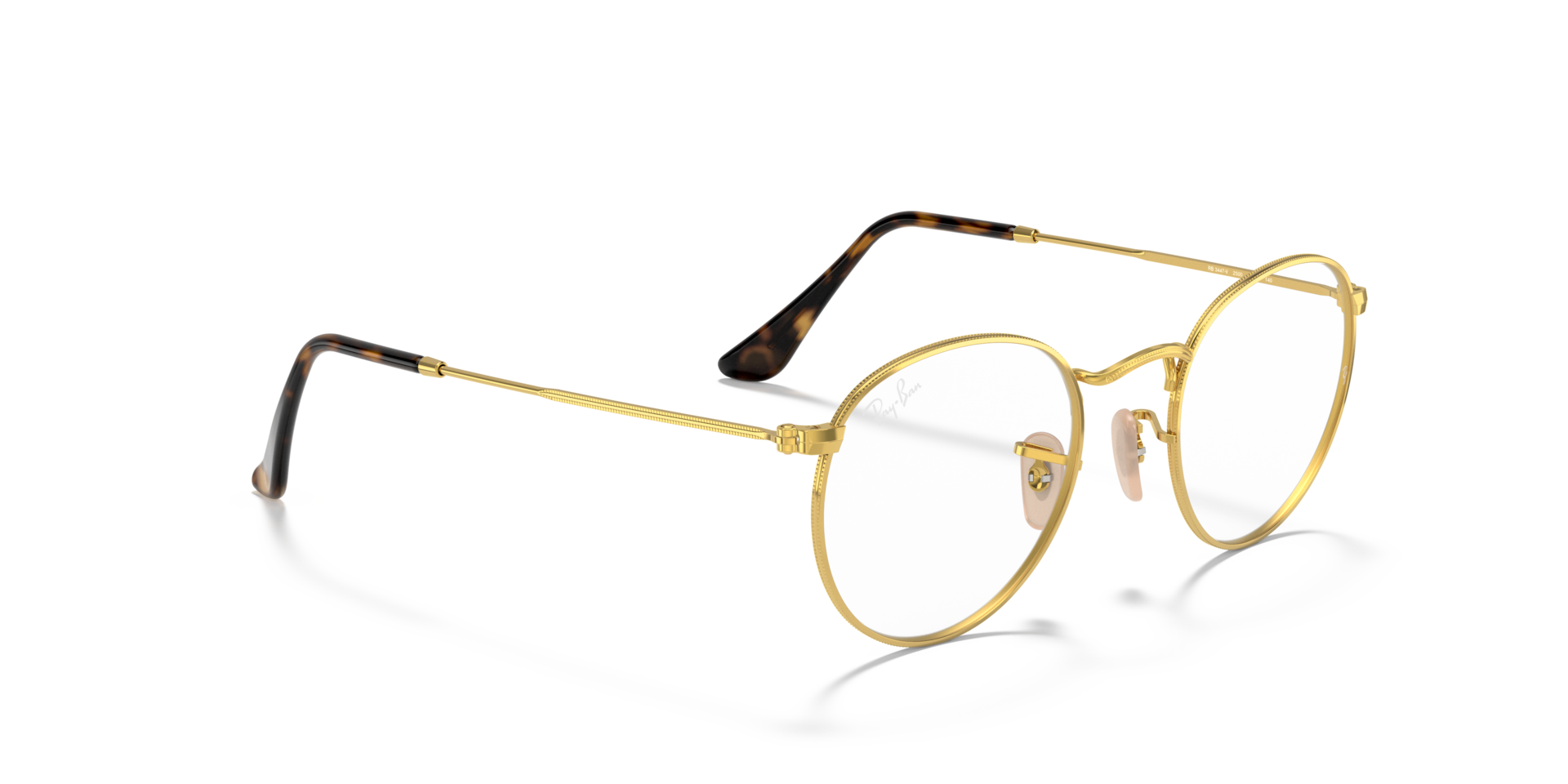 Ray-Ban RB3447V ROUND METAL OPTICS Glasses | Clearly