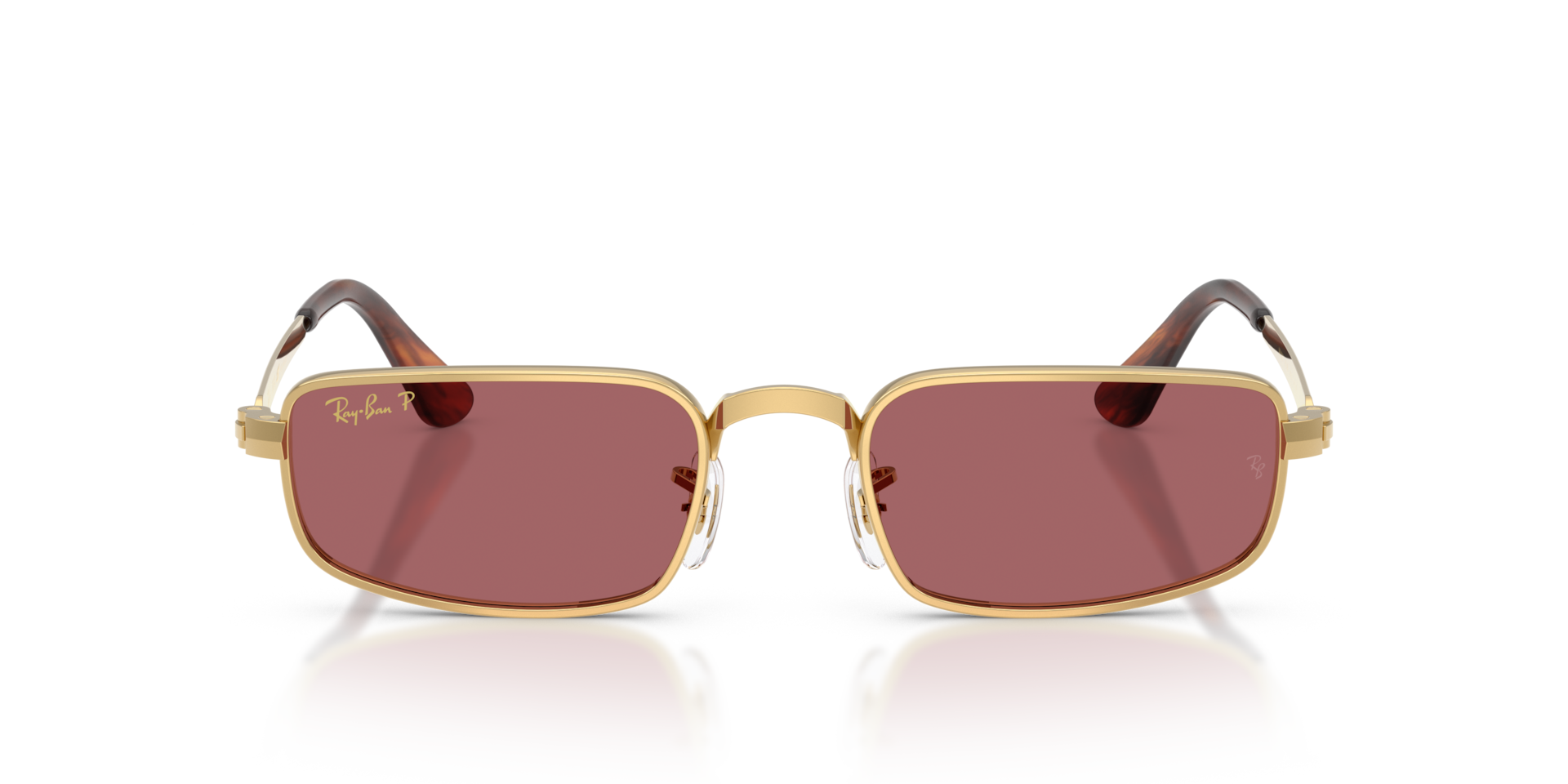 Ray-Ban Rb3927 By A$ap Rocky Sunglasses Arista Gold Frame Violet Lenses Polarized 54-21