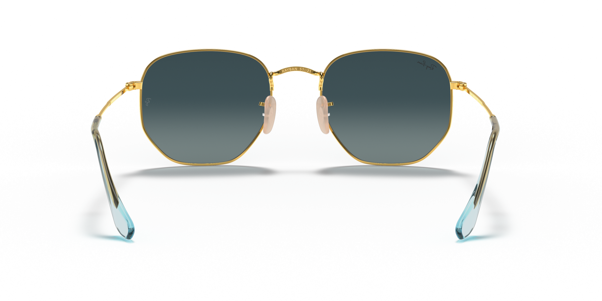 Ray-Ban RB3548N HEXAGONAL FLAT LENSES Sunglasses | Clearly