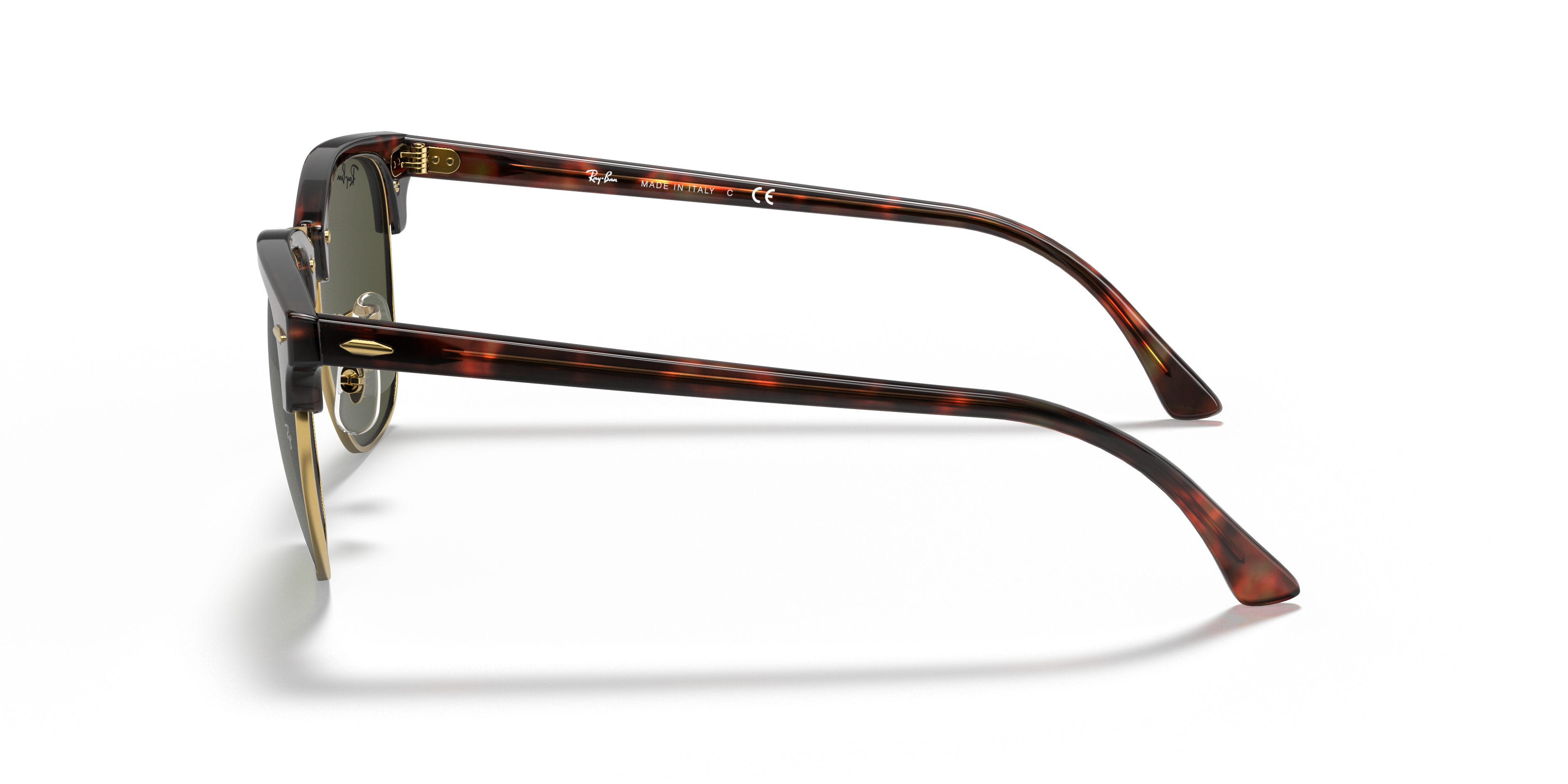 Ray-Ban RB3016 CLUBMASTER CLASSIC Sunglasses | Clearly