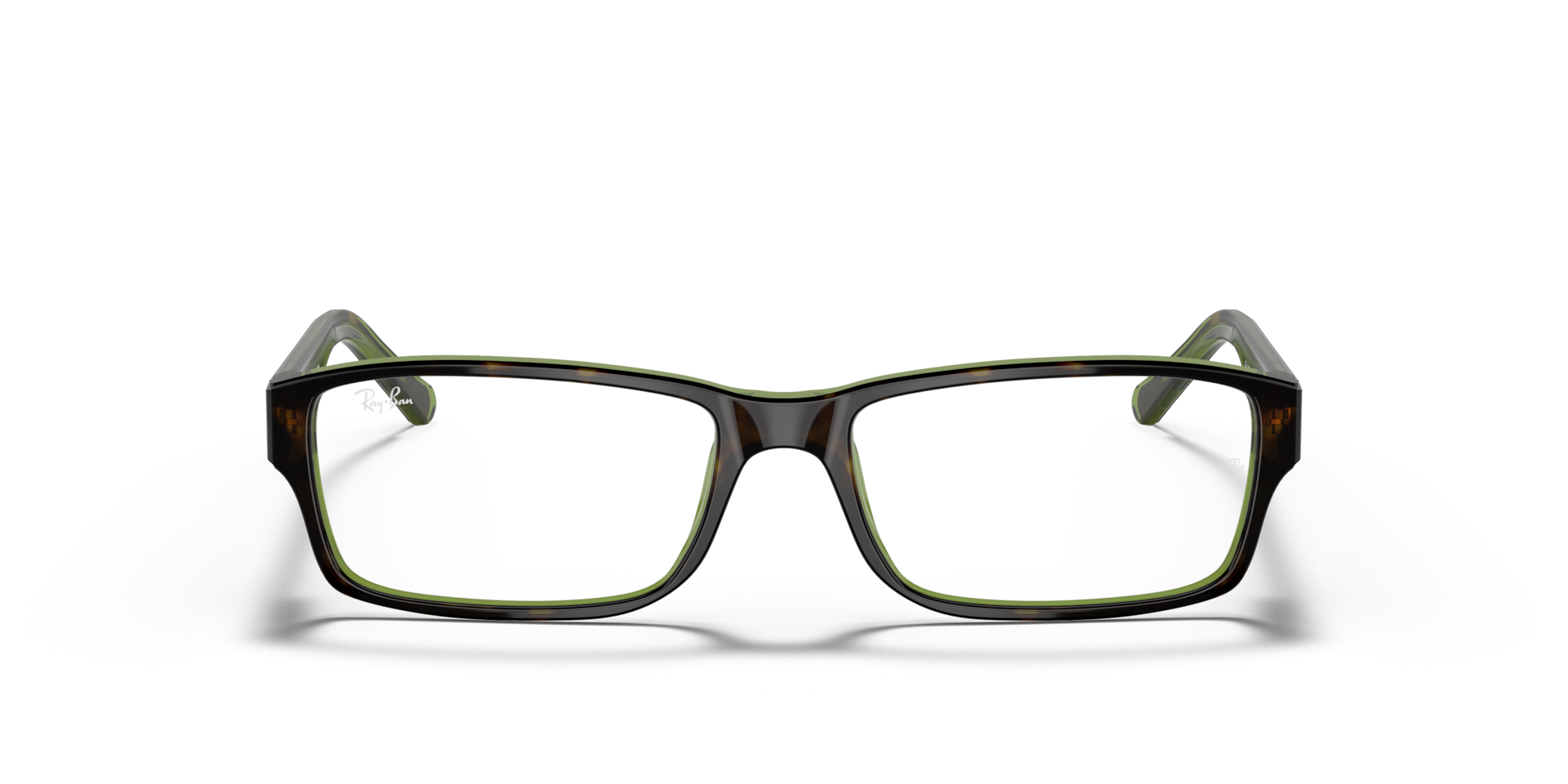 Ray-Ban Rb5169 Optics Optical Havana On Green Transparent Frame Clear Lenses 54-16