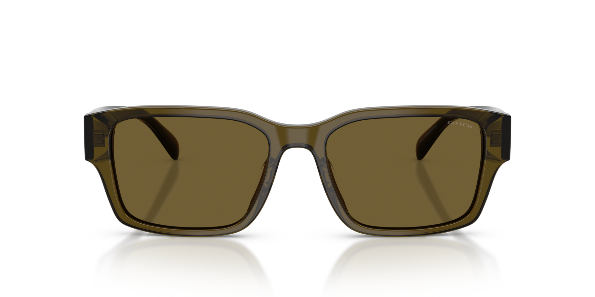 Coach HC8441U CBY96 591073 Men's Sunglasses Green Size 55
