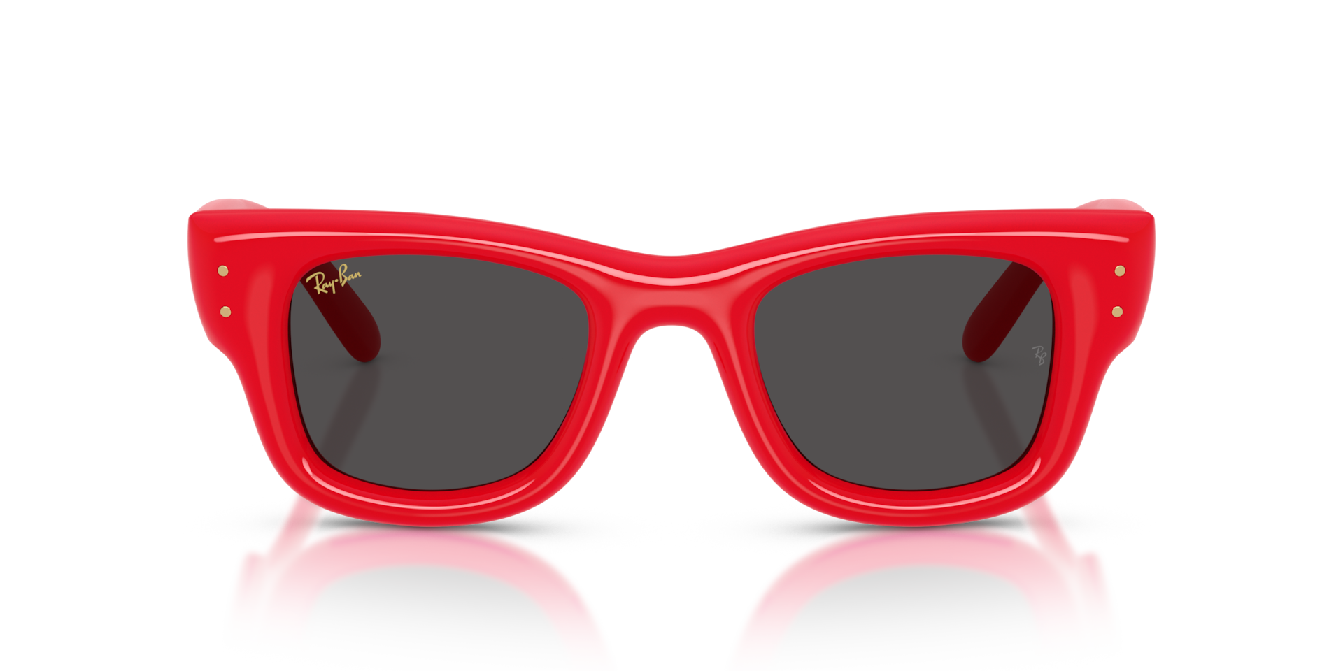 Ray-Ban RB4940 Wayfarer Puffer 683187 Men's Sunglasses Red Size 47