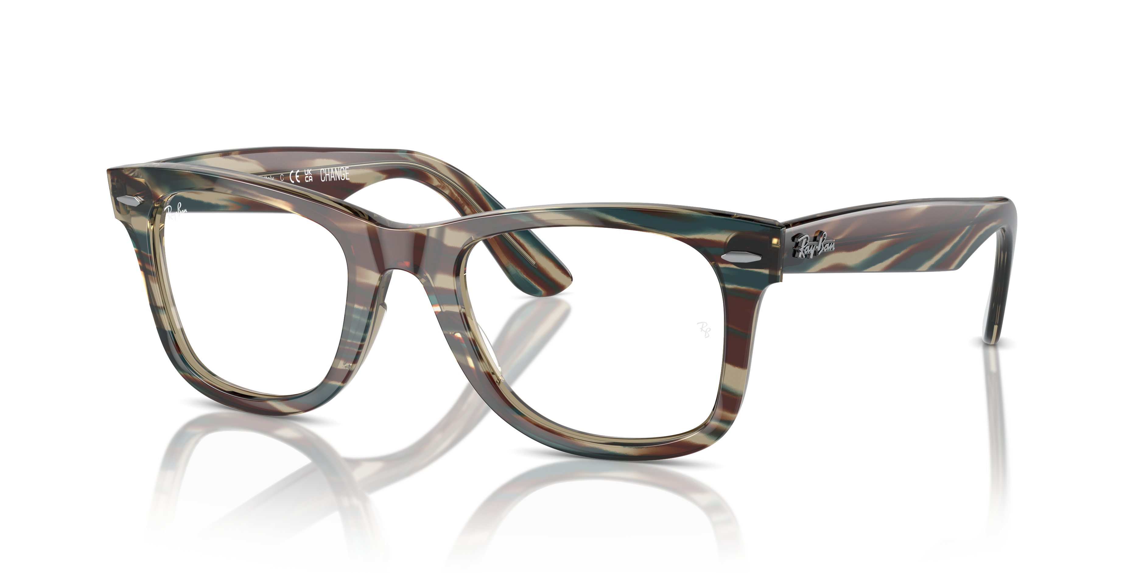 Ray-Ban RB4340V WAYFARER EASE OPTICS CHANGE Glasses | Clearly