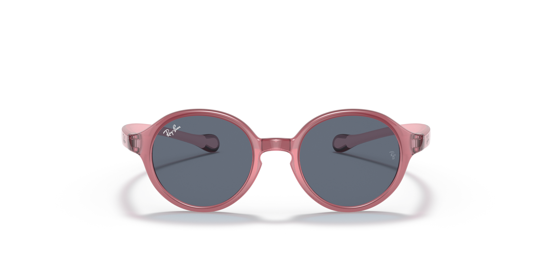 Ray-Ban Rb9075s Kids Sunglasses Fuxia On Pink Frame Grey Lenses 37-16