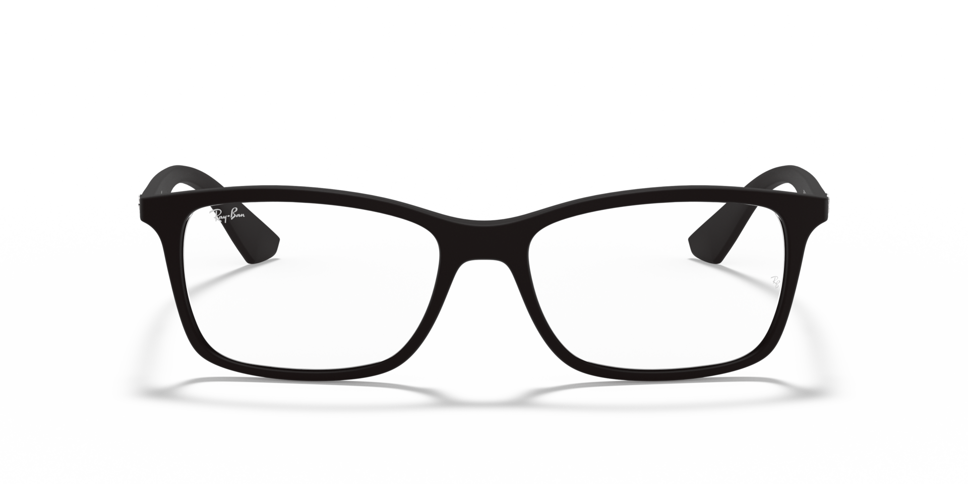 Ray-Ban Rb7047 Optics Optical Black Frame Clear Lenses Polarized 56-17