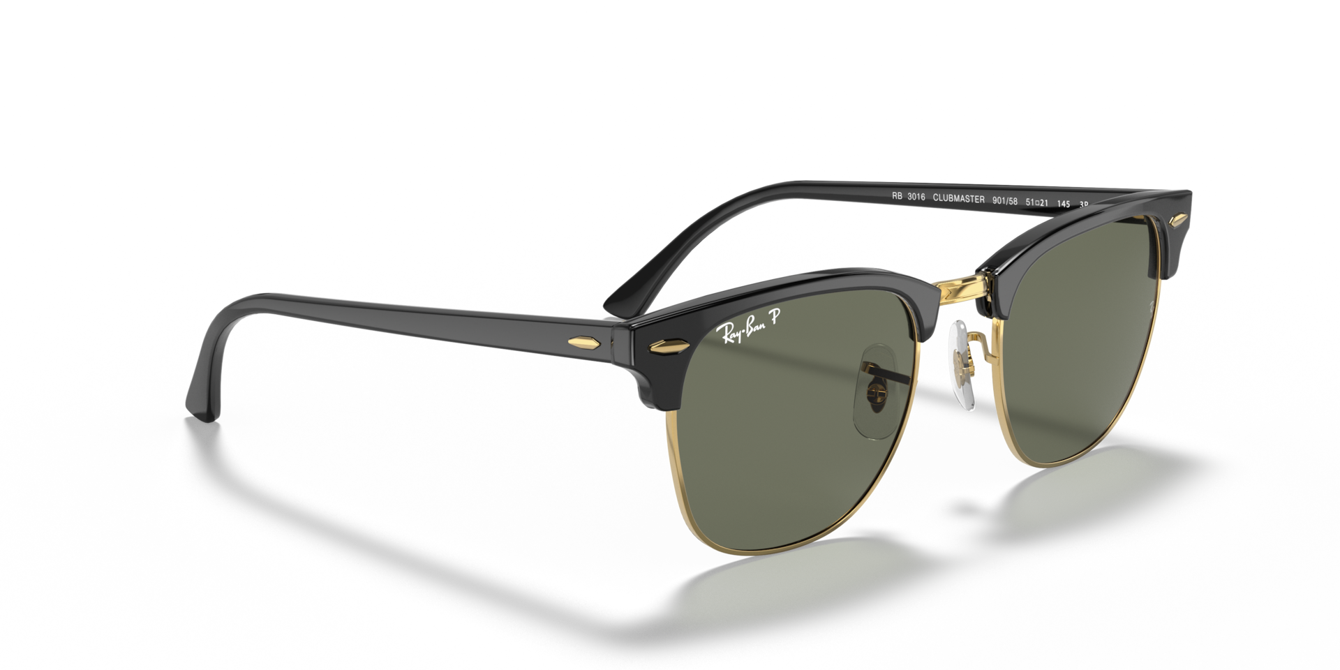 Ray-Ban RB3016 CLUBMASTER CLASSIC Sunglasses | Clearly