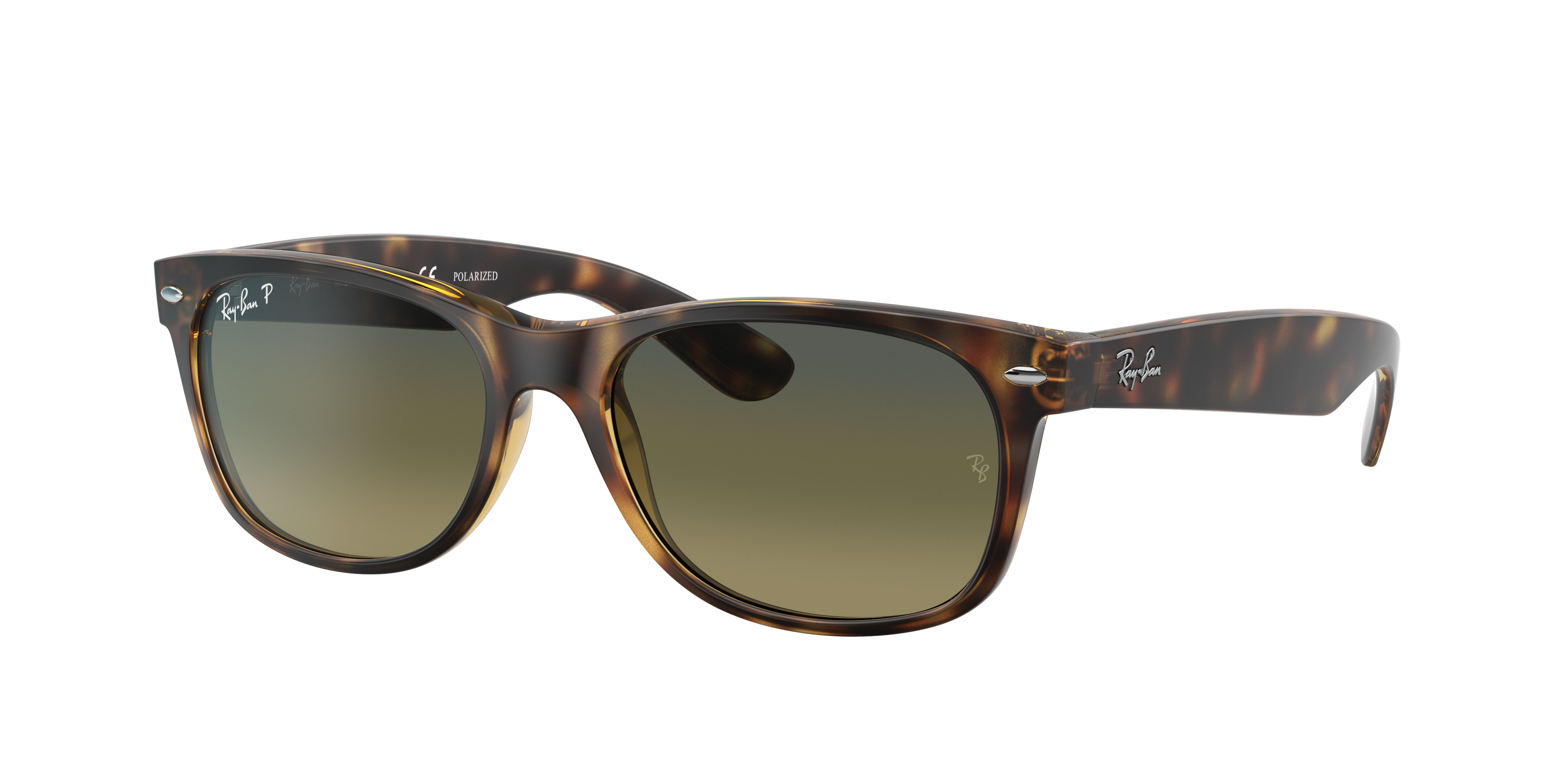 小物 Ray-Ban New Wayfarer RB2132F Ray-Ban RB2132 NEW WAYFARER CLASSIC Sunglasses | Clearly