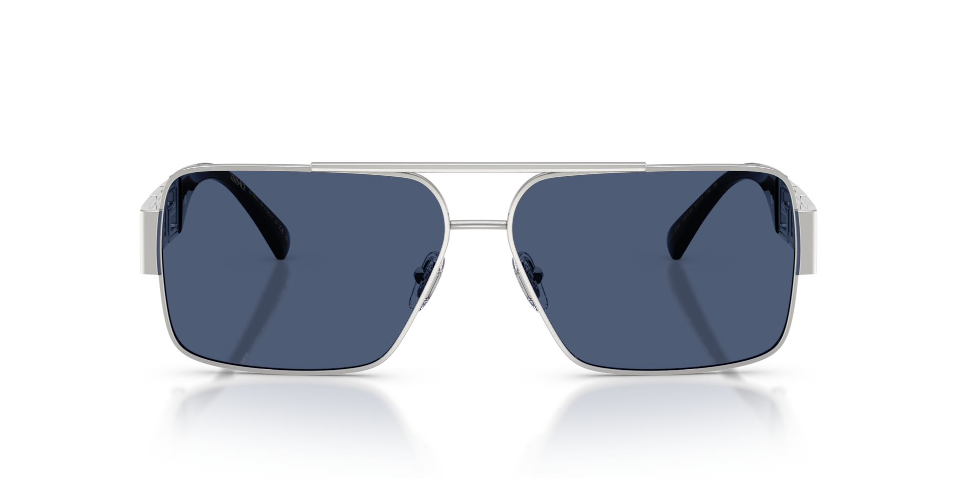 Versace VE2290 100180 Men's Sunglasses Silver Size 61