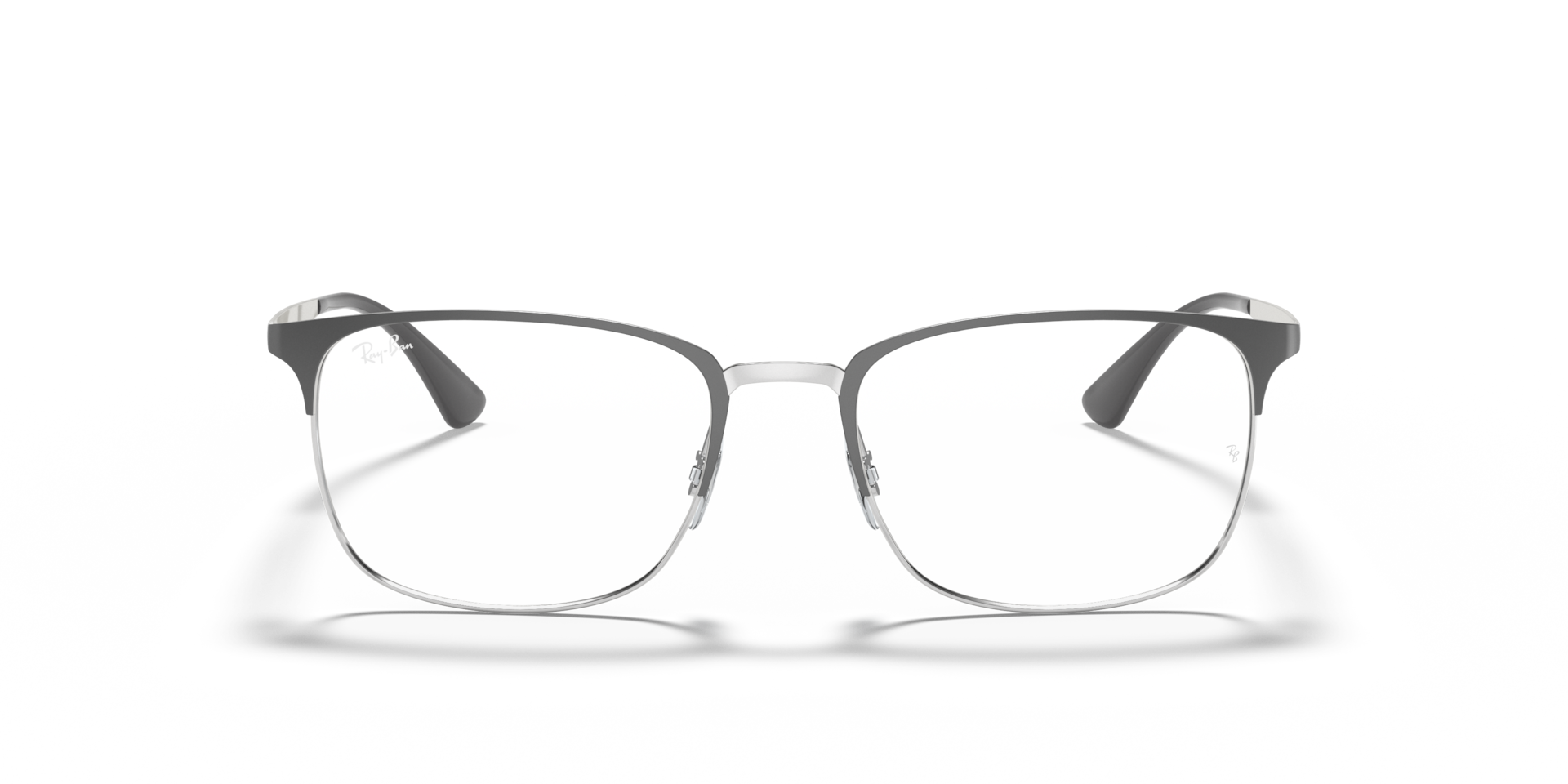 Ray-Ban Rb6421 Optics Optical Grey On Silver Frame Clear Lenses Polarized 54-18
