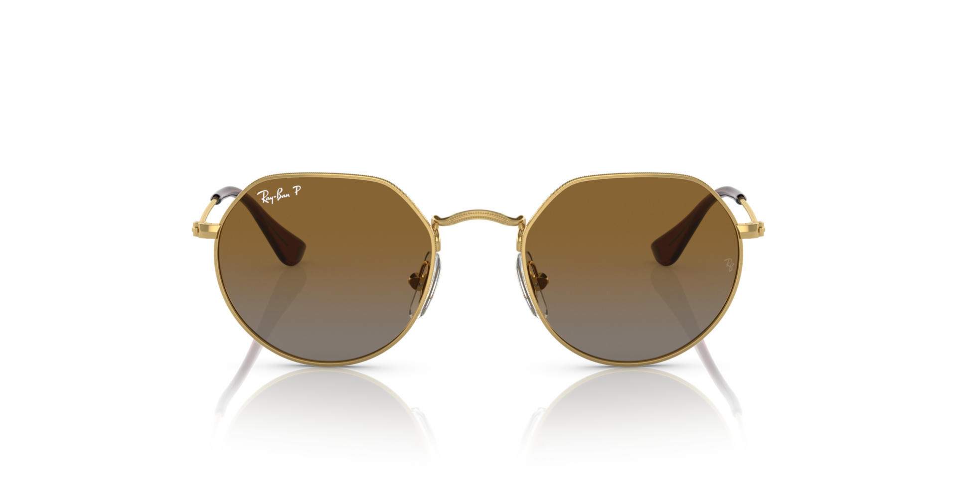 Ray-Ban Kids RJ9565S Junior Jack Kids Asian Fit Polarized 223/T5 Kids' Sunglasses Gold Size 47