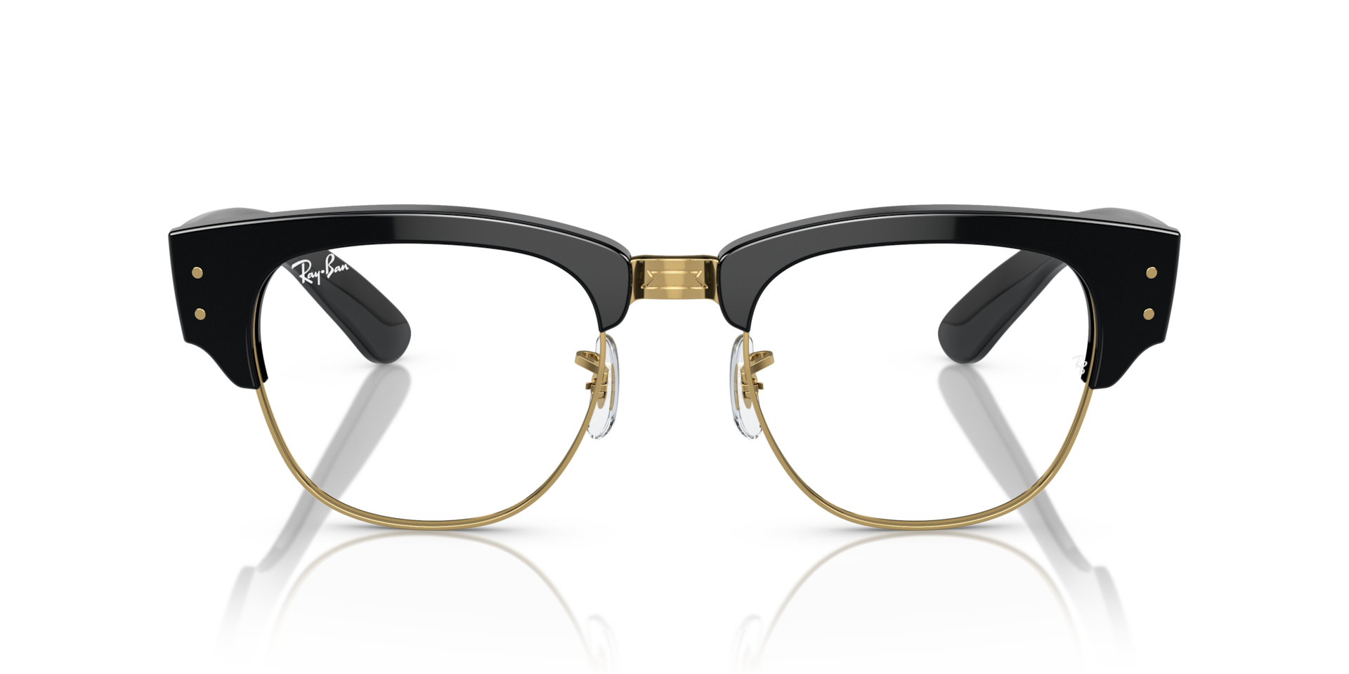 Ray-Ban RB0316V MEGA CLUBMASTER OPTICS Black On Gold