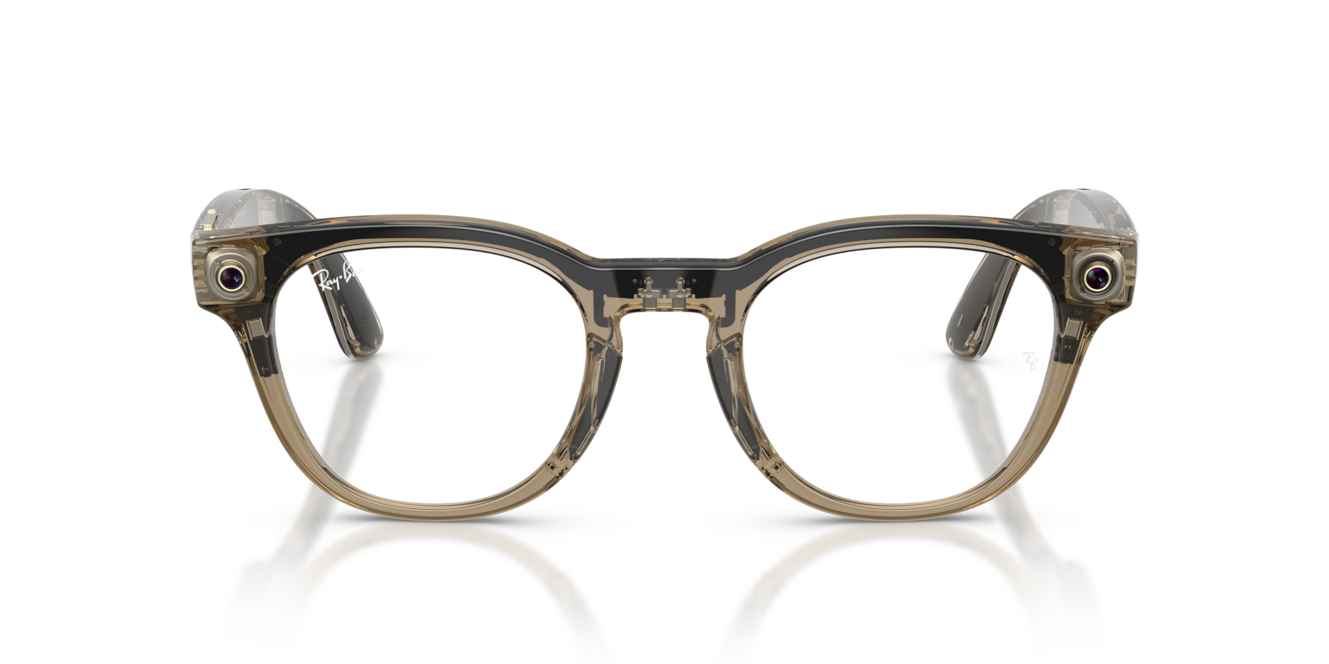 Ray-Ban Meta Optics (Gen 2) Light Brown Frame Demo Lens Prescription AI Glasses